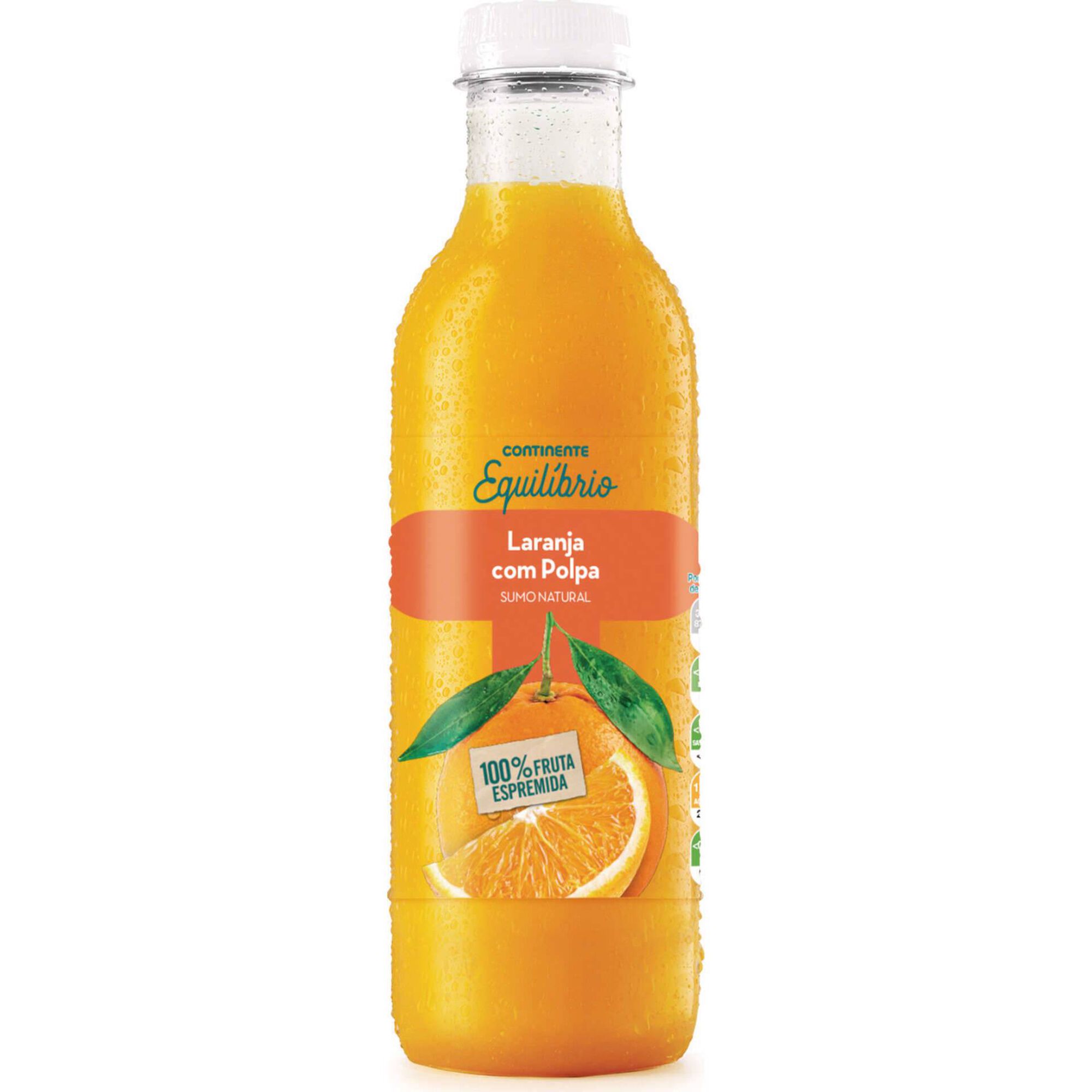 Sumo 100% Laranja com Polpa Continente Equil&iacute;brio