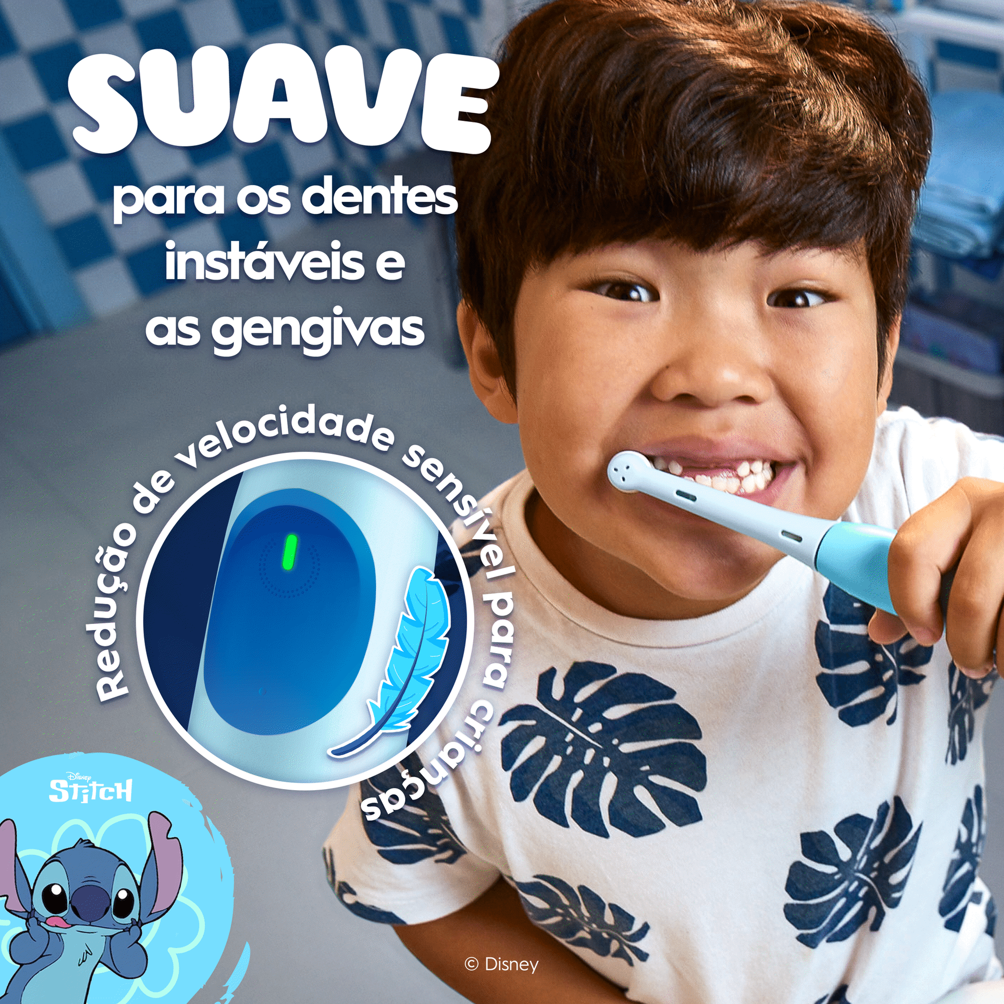 Escova de Dentes Elétrica iO Kids Stitch