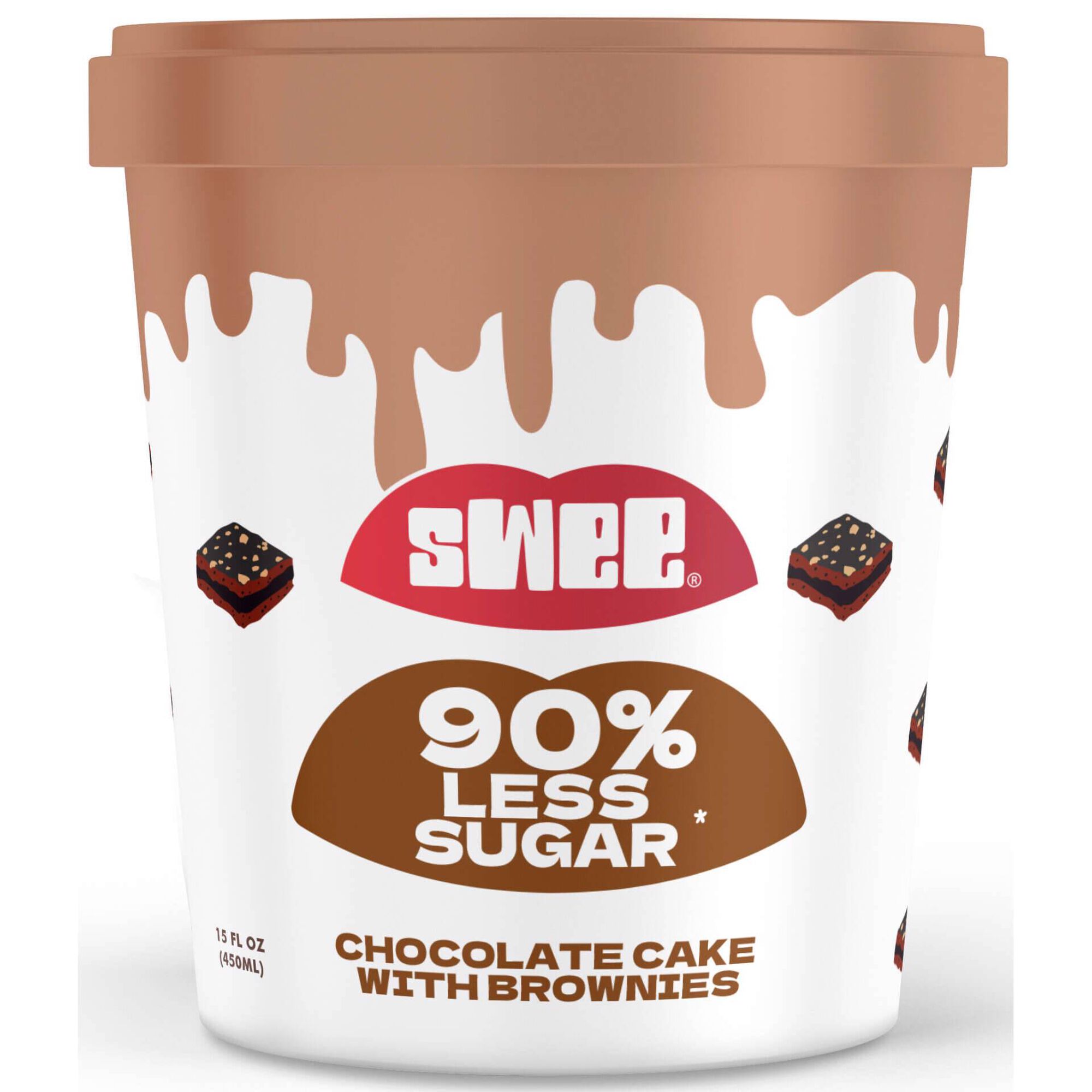 Gelado Bolo Chocolate e Brownie Vegan Swee