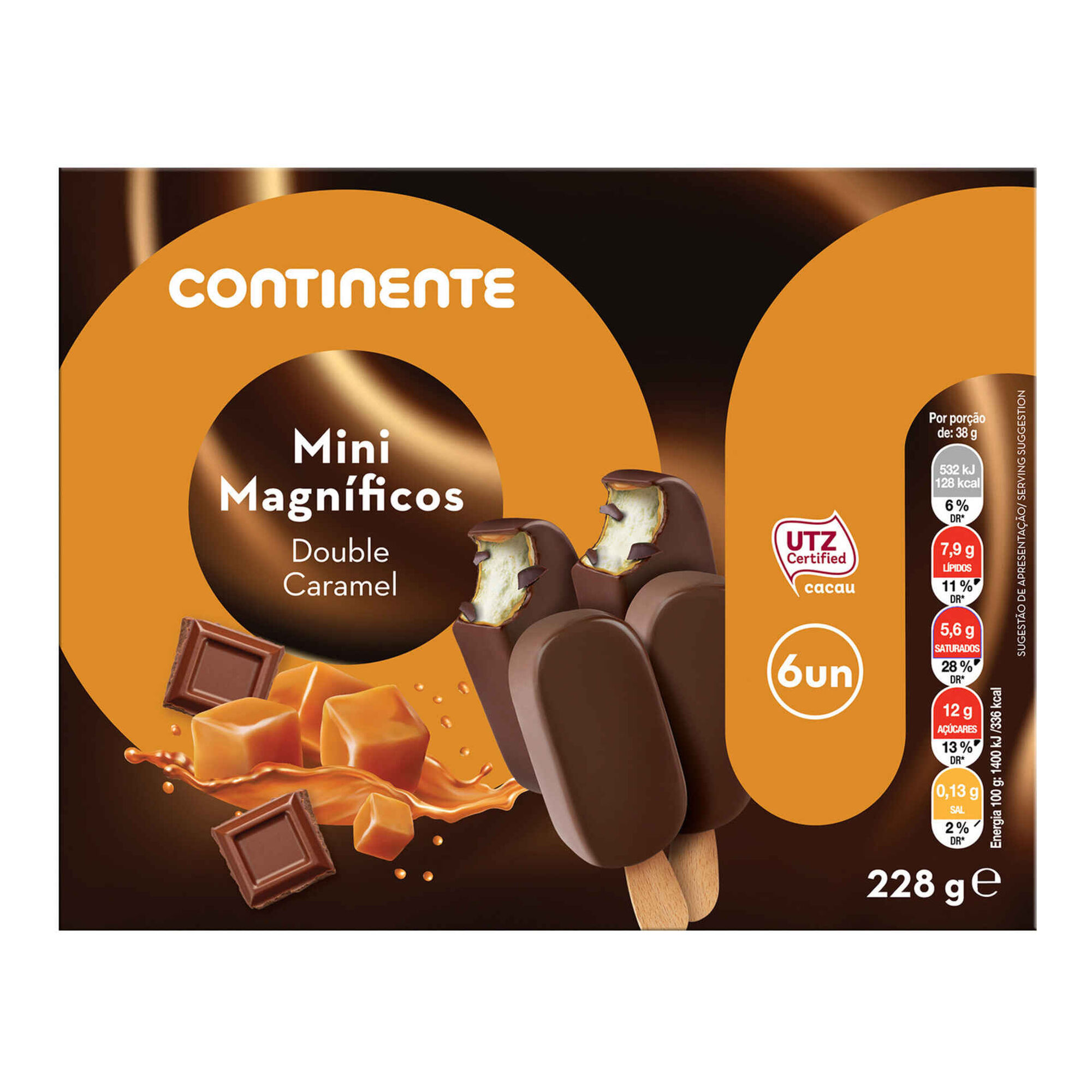 Gelado Mini Magnífico Double Caramelo Gelado Mini Magnífico Double Caramelo