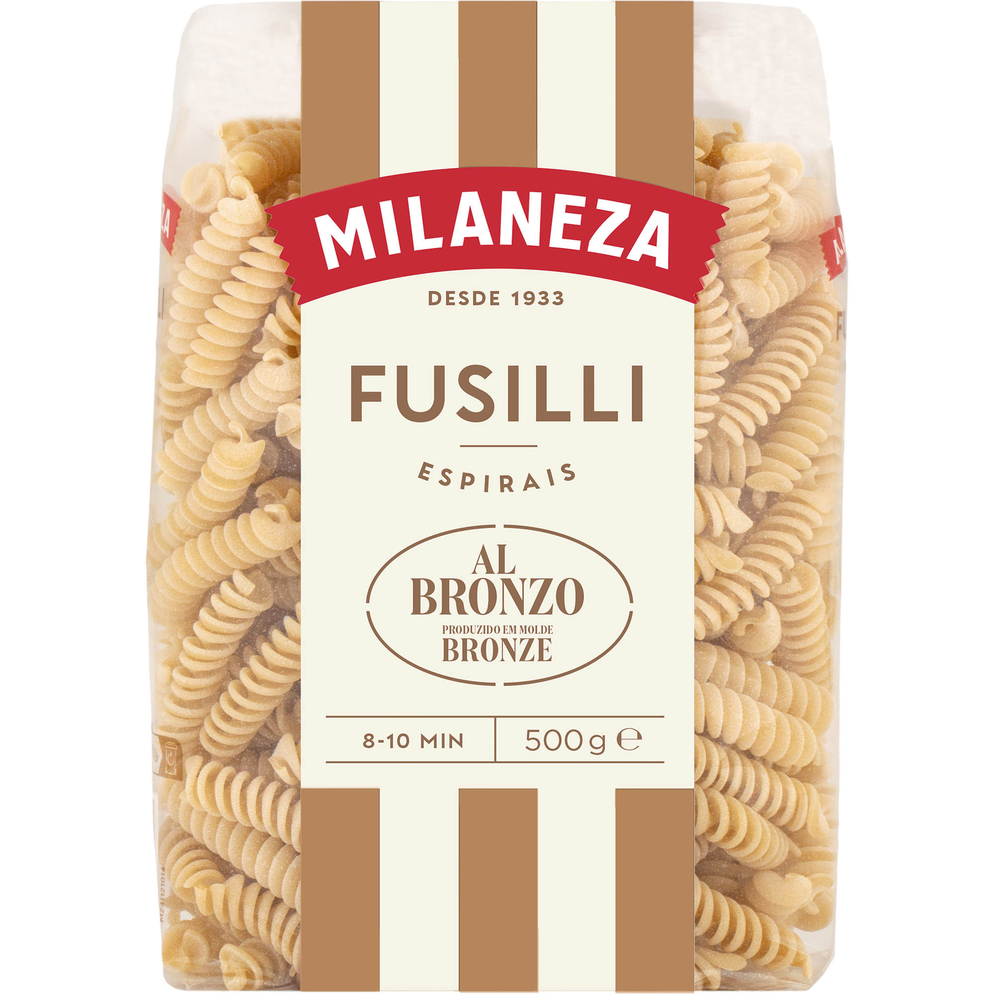 Massa Espirais Fusilli Molde Bronze