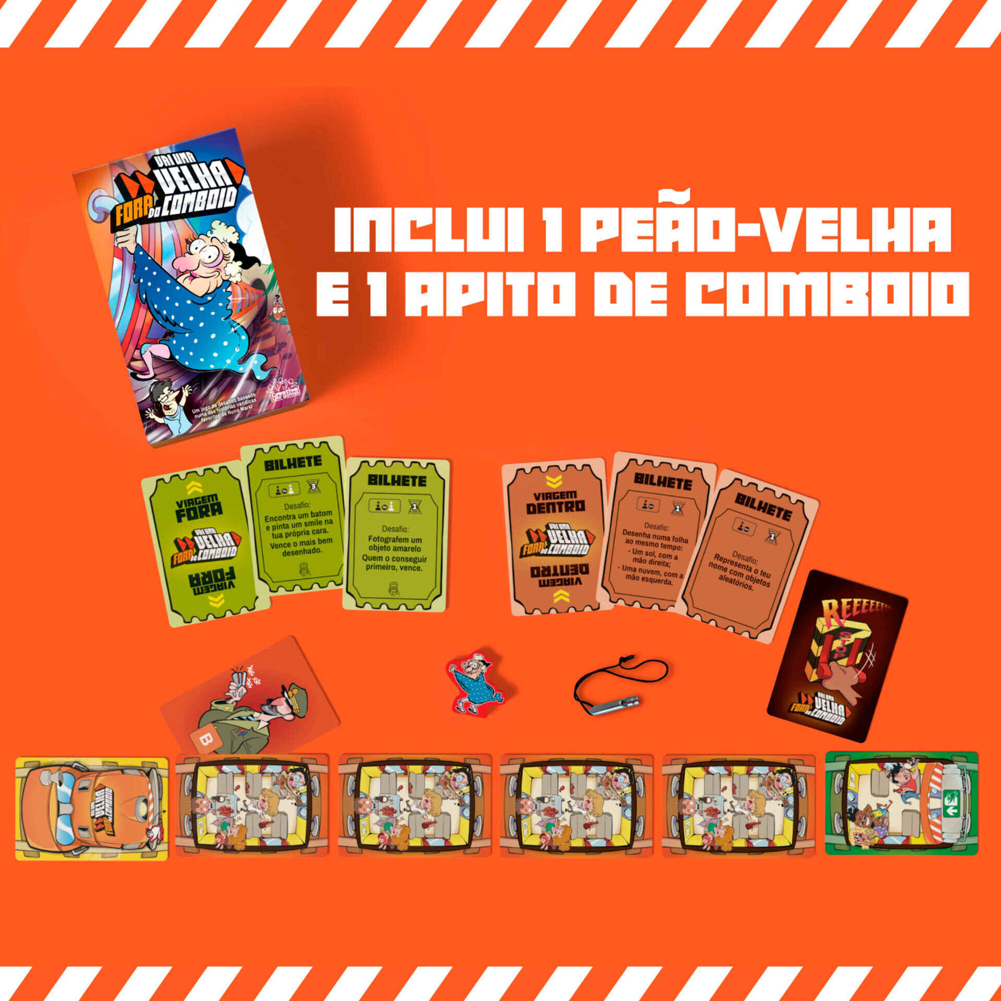 Creative Toys - Jogo Vai uma Velha Fora do Comboio