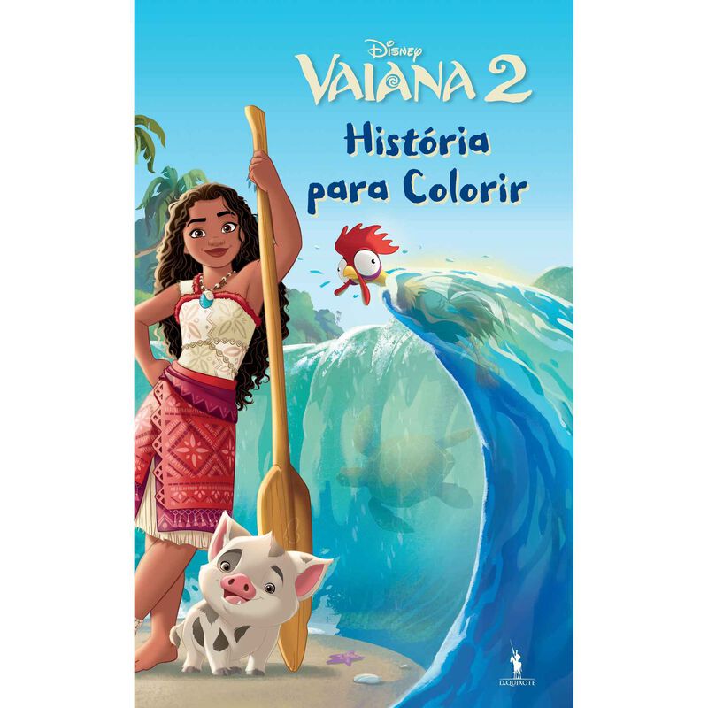 Vaiana 2 - História para Colorir de Disney