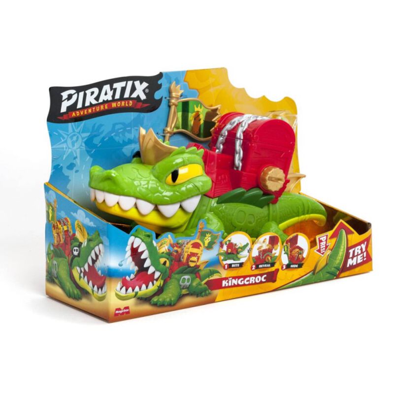 Piratix - Figura Crocodilo Rei Croc