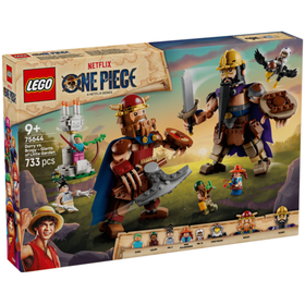 LEGO One Piece - Dorry contra Brogy &ndash; Gigantes de Little Garden - 75644