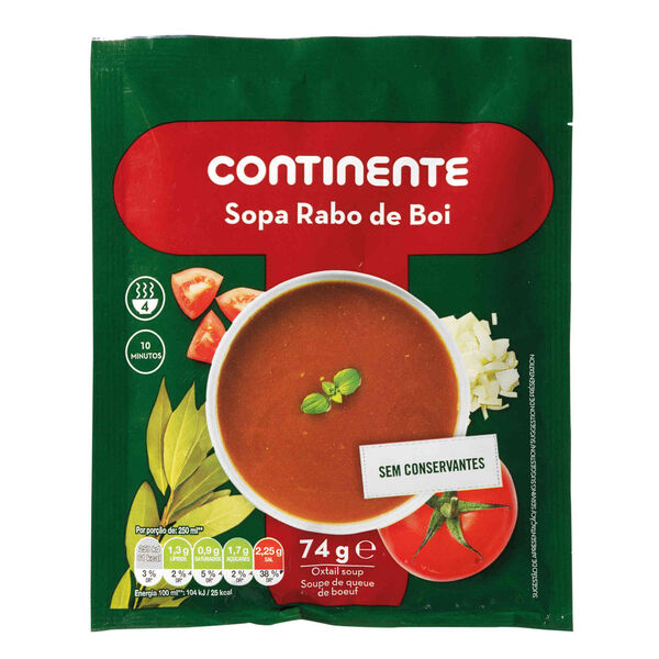 Sopa Rabo de Boi Continente