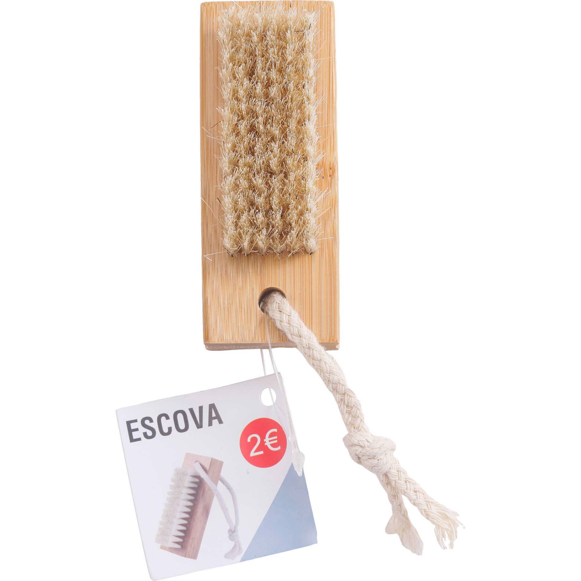 Escova de M&atilde;os em Bamboo Bazar&atilde;o