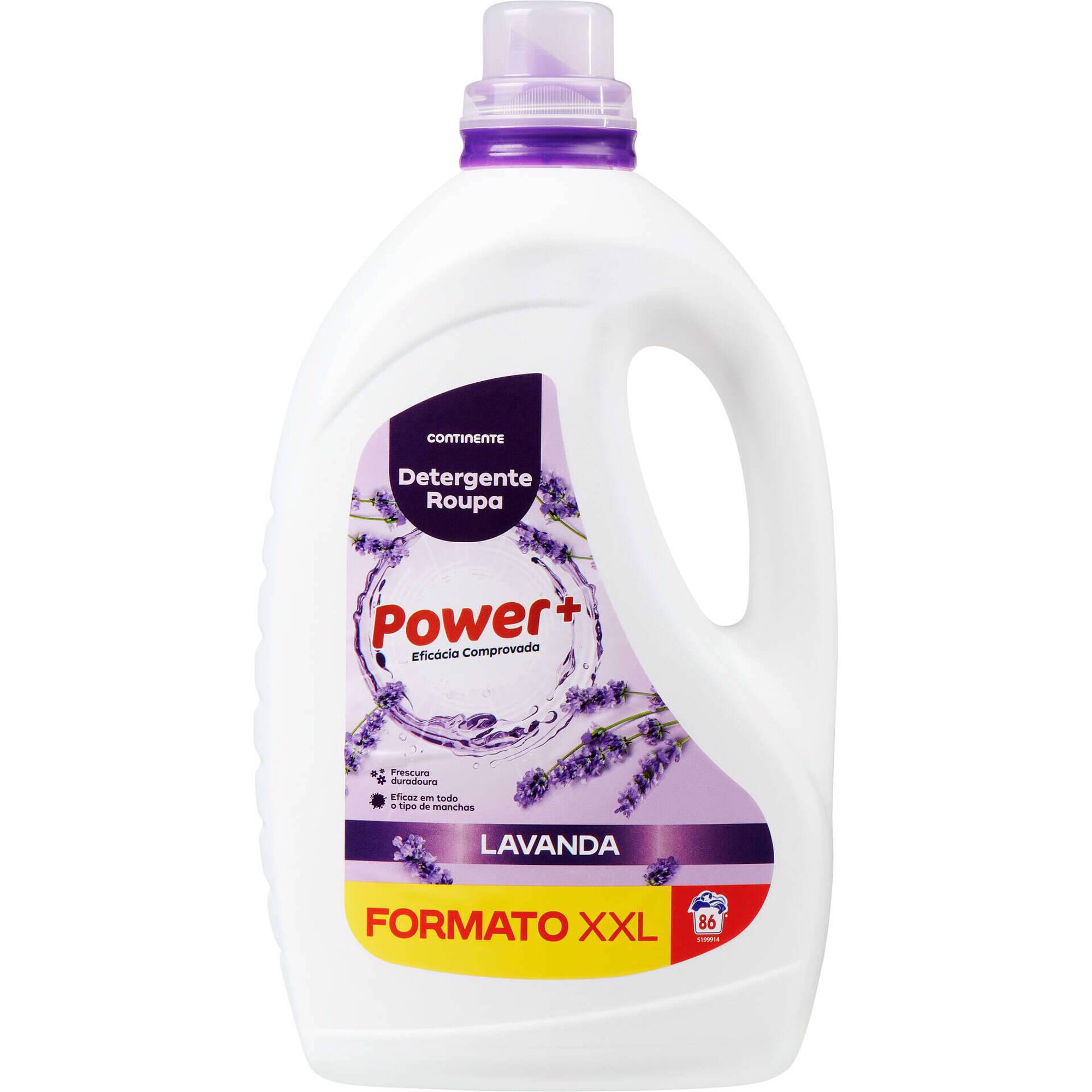 Detergente M&aacute;quina Roupa L&iacute;quido Power+ Lavanda Continente