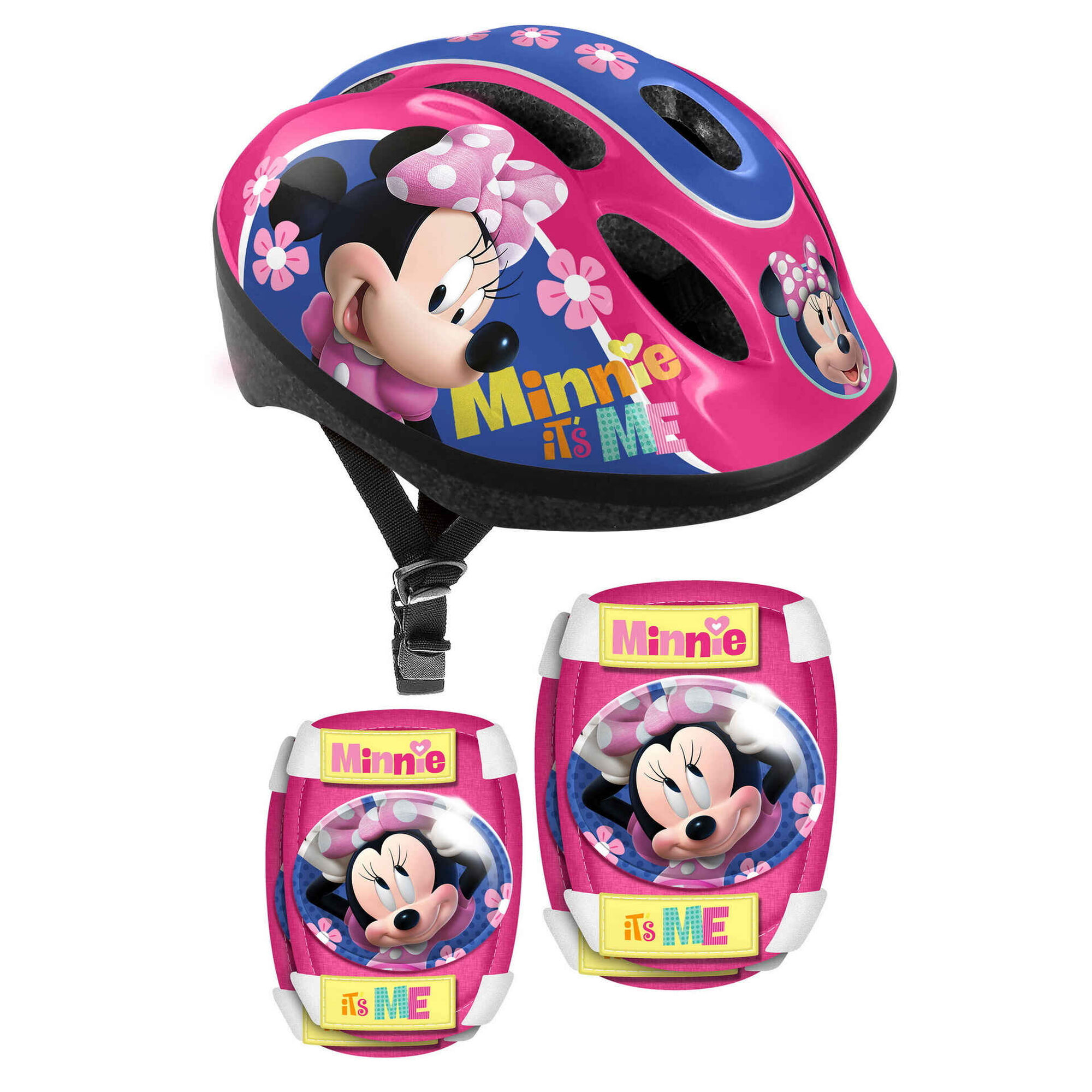 Capacete Joelheira e Cotoveleira Minnie