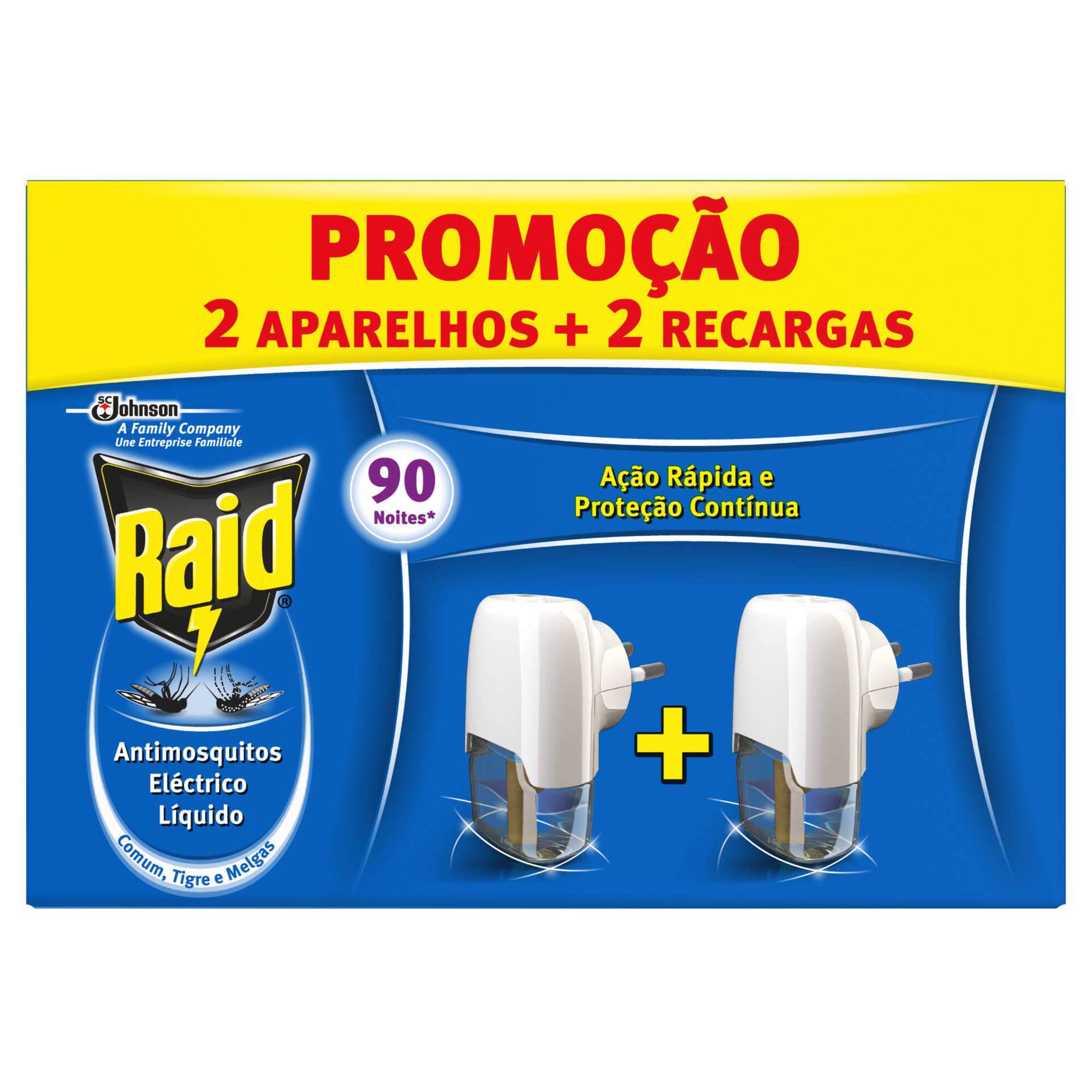 Inseticida Elétrico Melgas e Mosquitos Pack Duplo