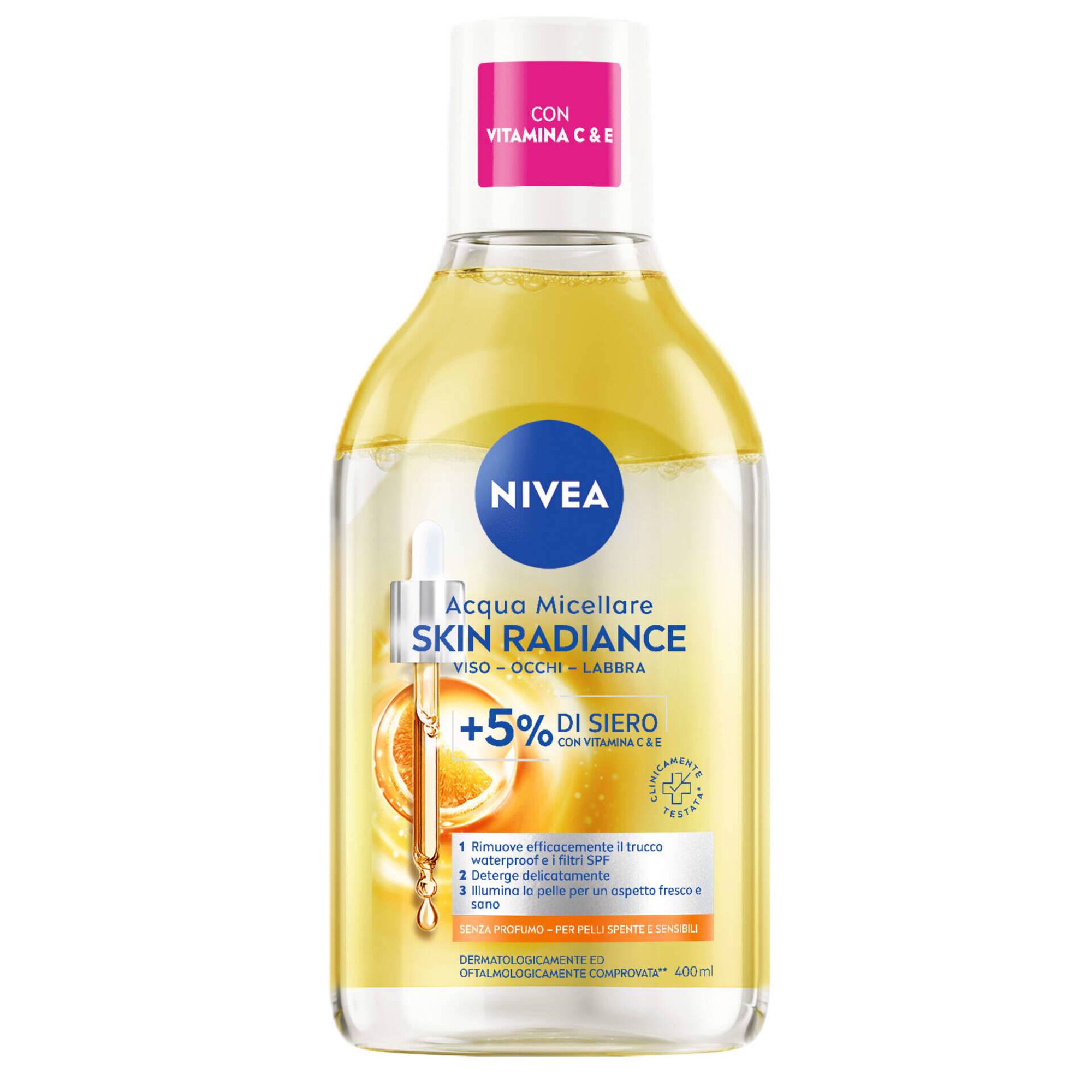 &Aacute;gua Micelar Skin Glow com Infus&atilde;o de S&eacute;rum Nivea