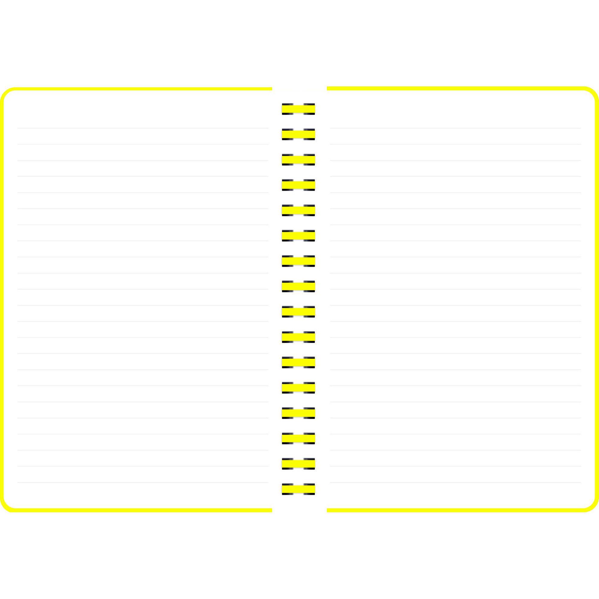 Caderno A5 Neon Pautado (v&aacute;rias cores) Note!