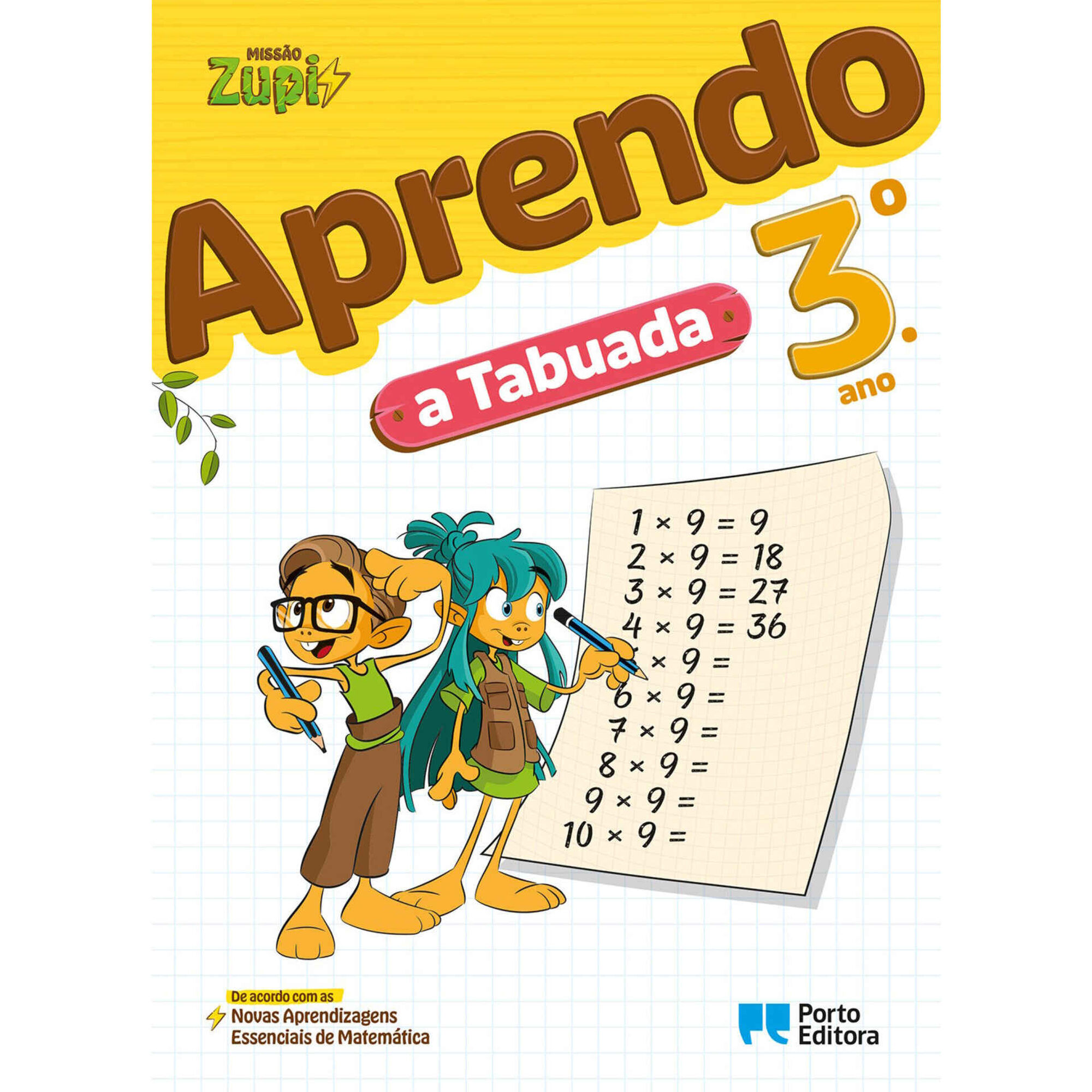 Miss&atilde;o Zupi - Aprendo a Tabuada - 3&ordm; Ano de Porto Editora