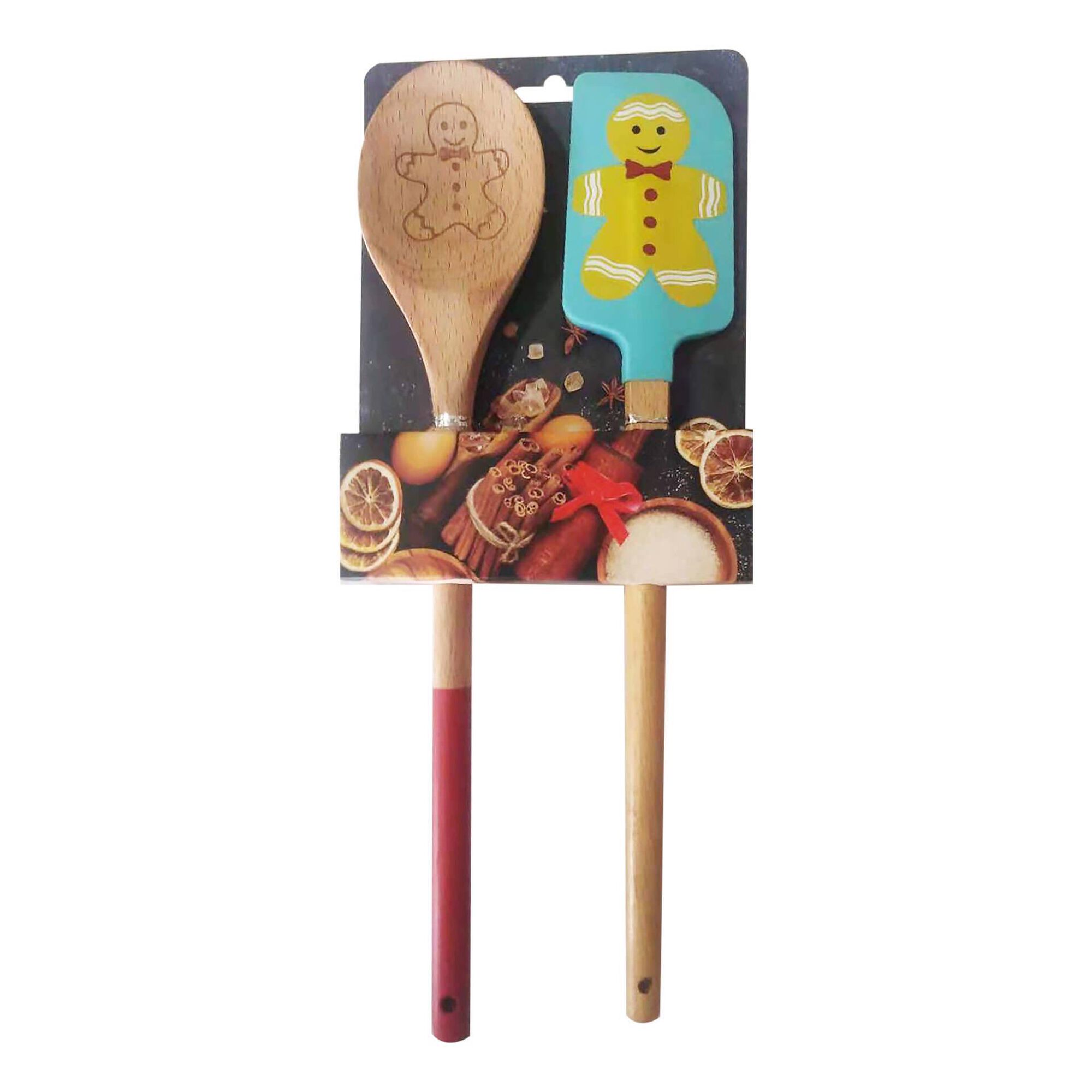 Conjunto 2 Utensílios de Pastelaria Natal