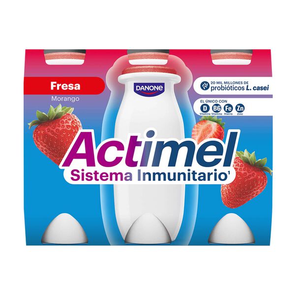 Iogurte Líquido Defesa Morango Actimel Danone