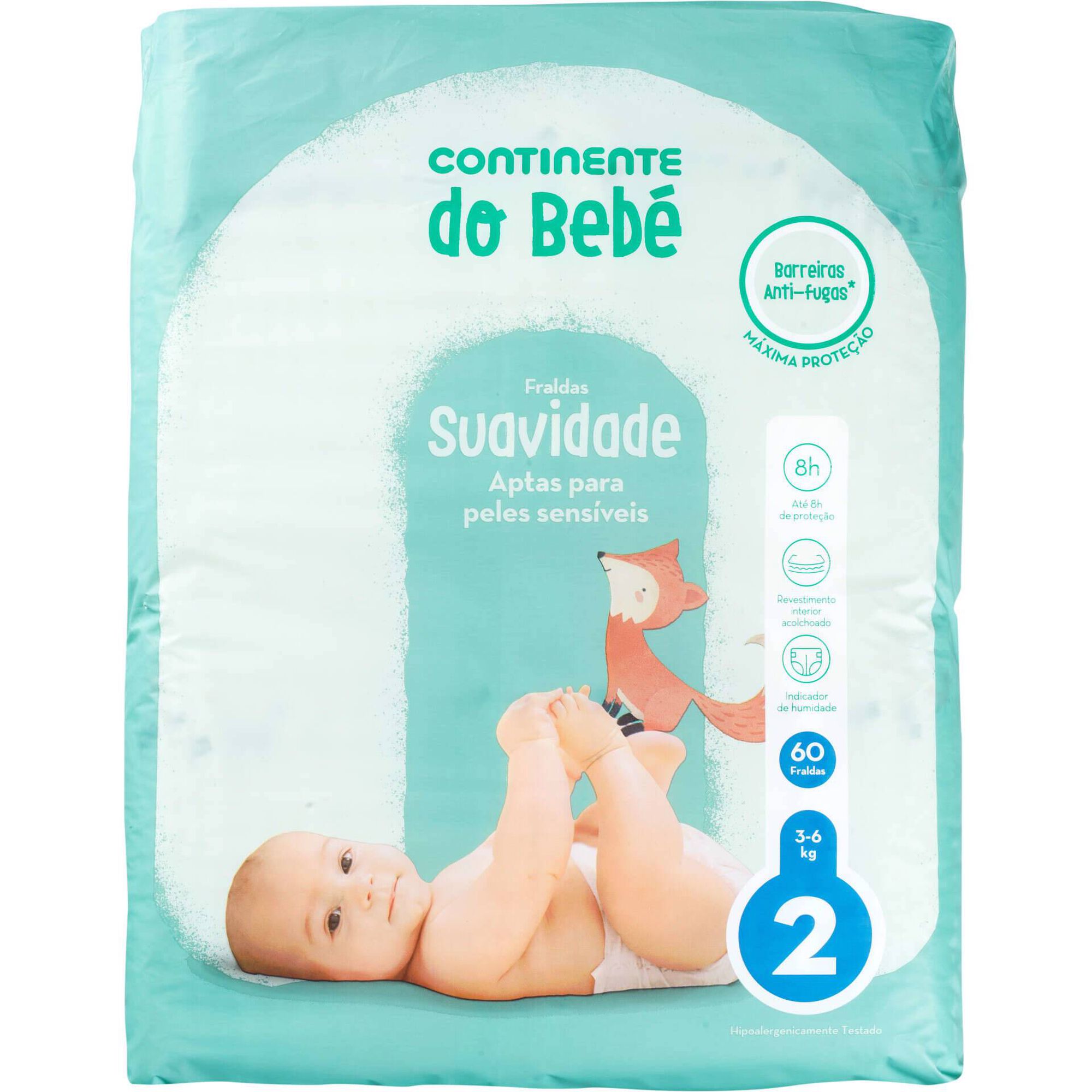 Fraldas Suavidade 3-6kg T2