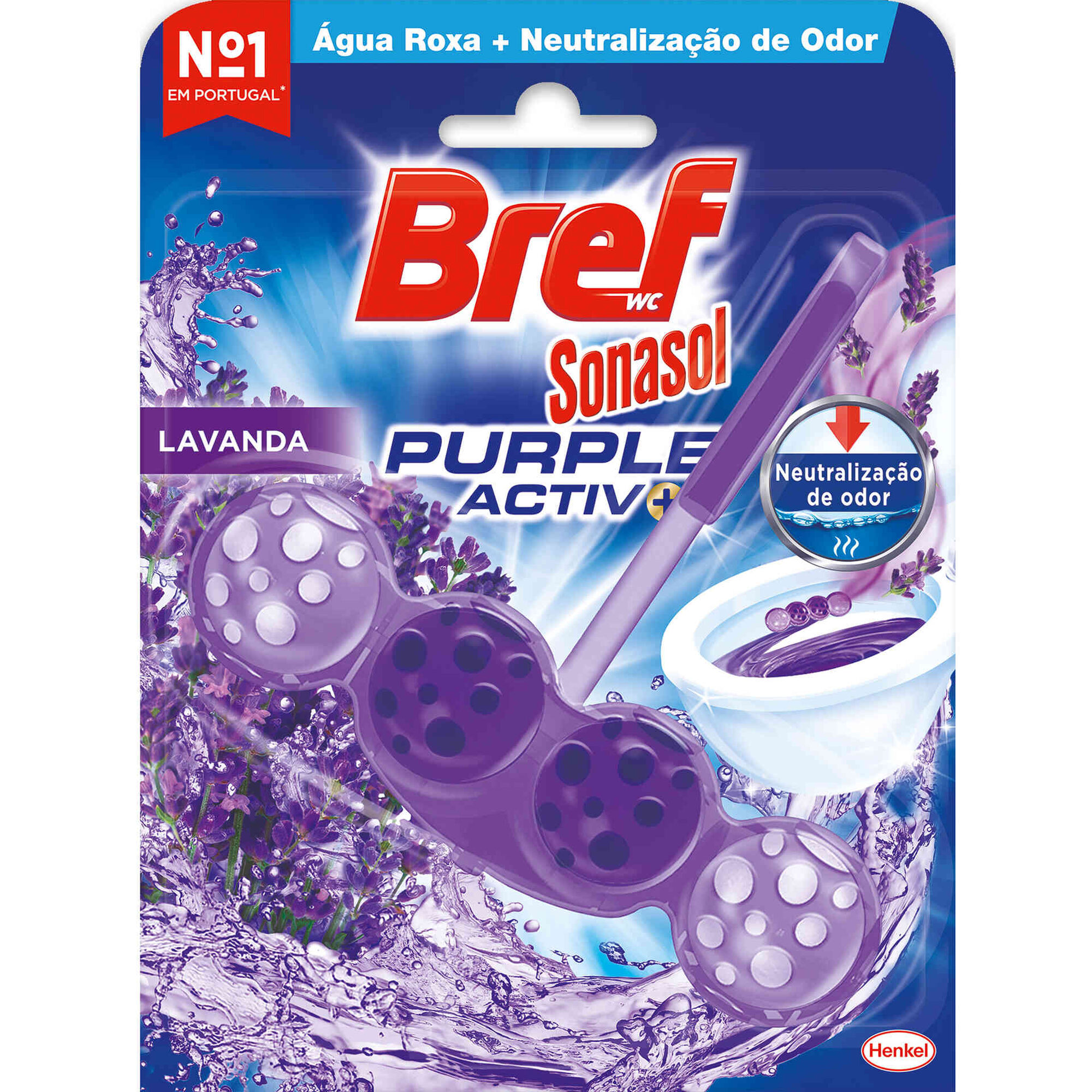 Bloco Sanit&aacute;rio Purple Active Lavanda Bref