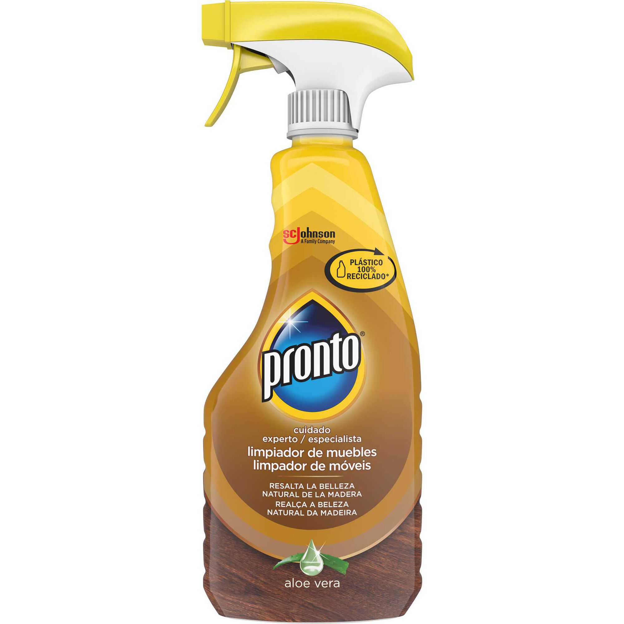 Limpa Madeiras Spray Extra Care Aloe Vera
