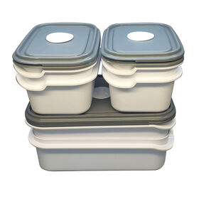 Conjunto Caixas Herm&eacute;ticas Pl&aacute;sticas Heat