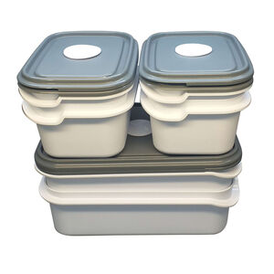 Conjunto 6 Caixas Herméticas Plásticas Heat Kasa