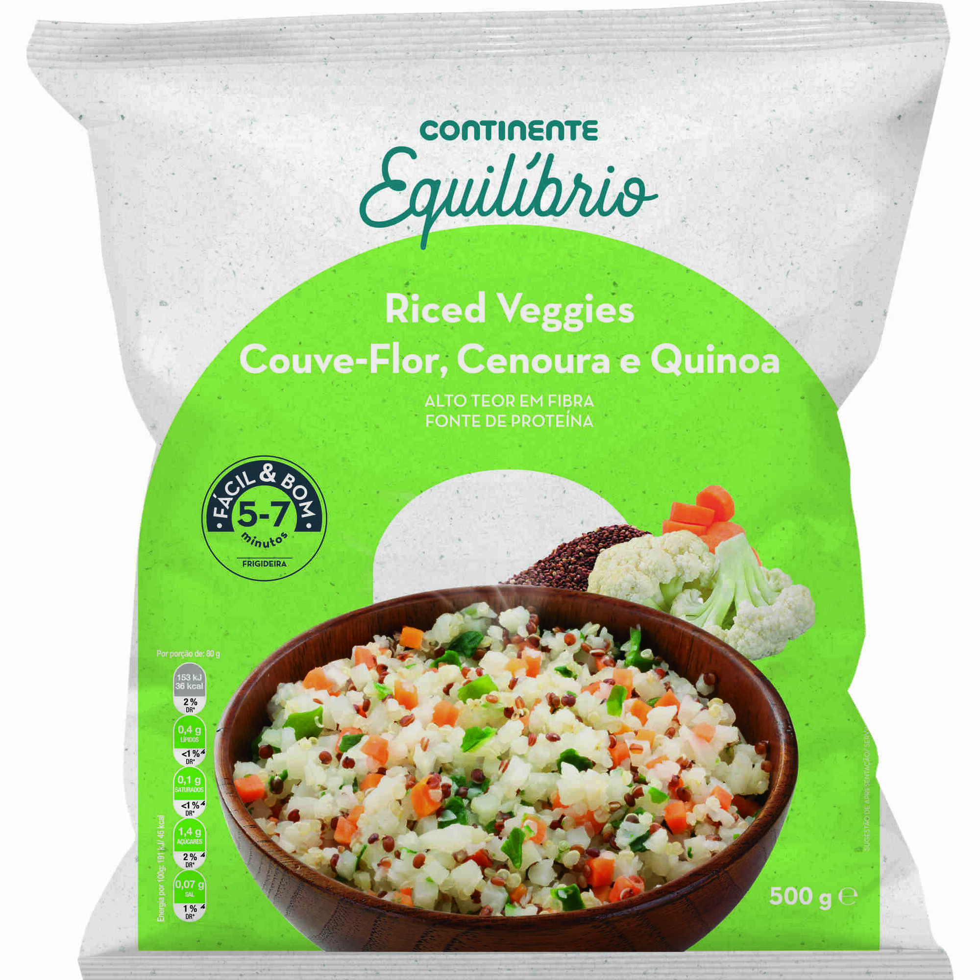 Riced Veggies Couve-flor e Quinoa Continente
