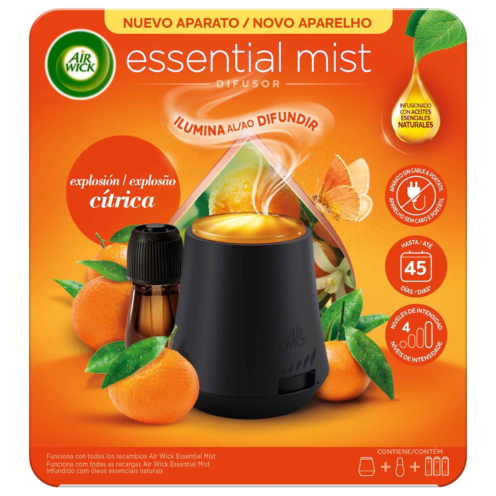 Ambientador Difusor Essential Mist Citrus
