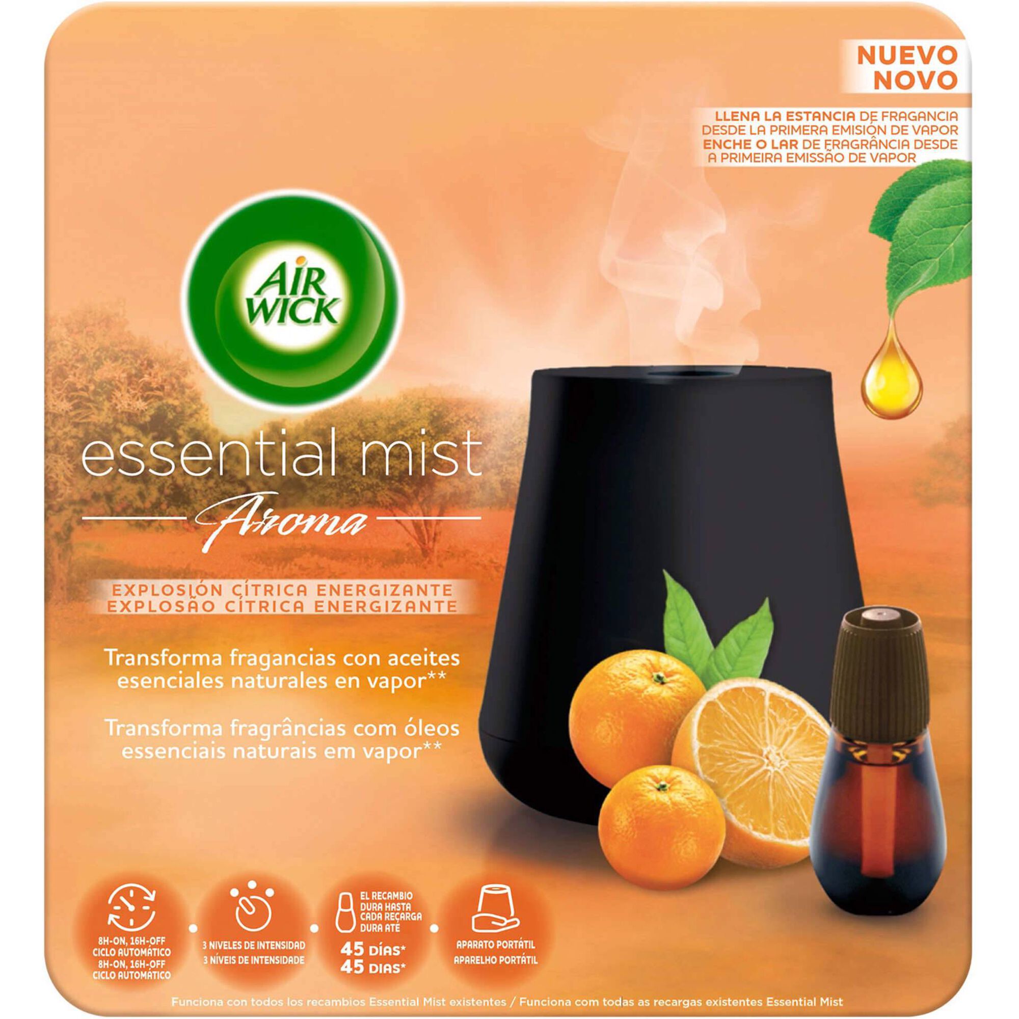 Ambientador Difusor Essential Mist Citrus