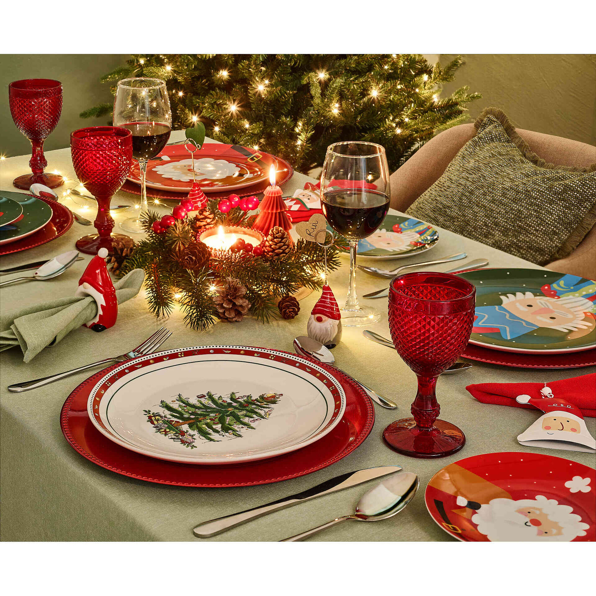 Prato Raso Pai Natal