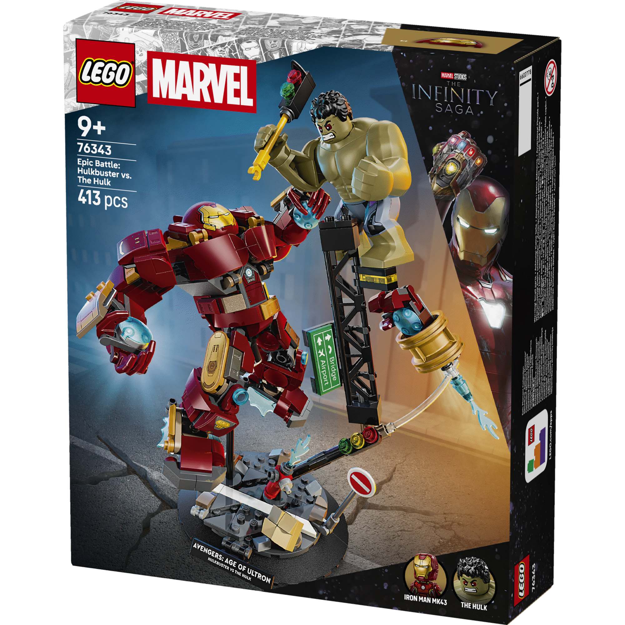 Batalha Épica: Hulkbuster contra Hulk - 76343