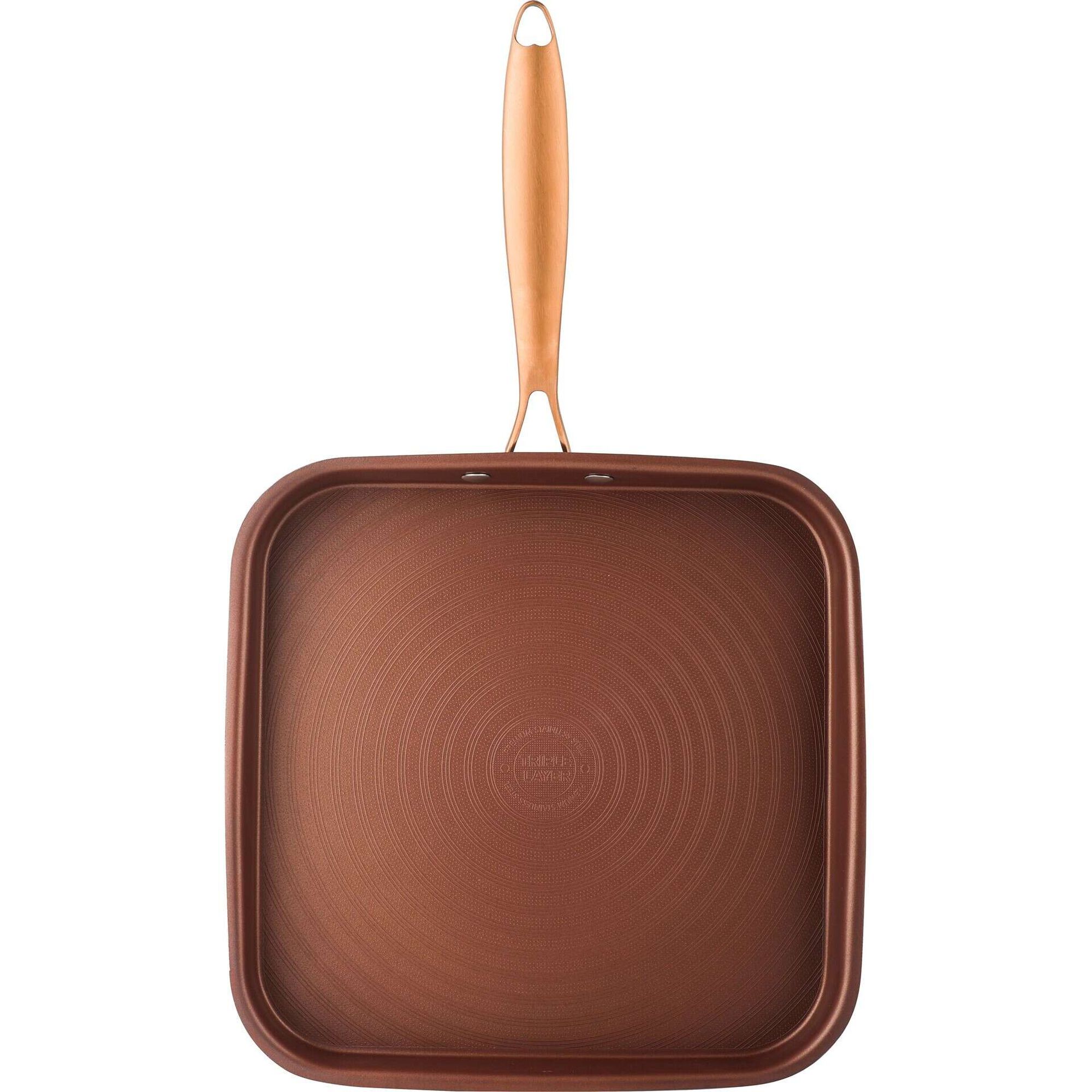 Grelhador Antiaderente 28x28cm Camada Tripla