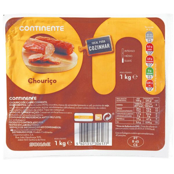 Chouriço Corrente Continente