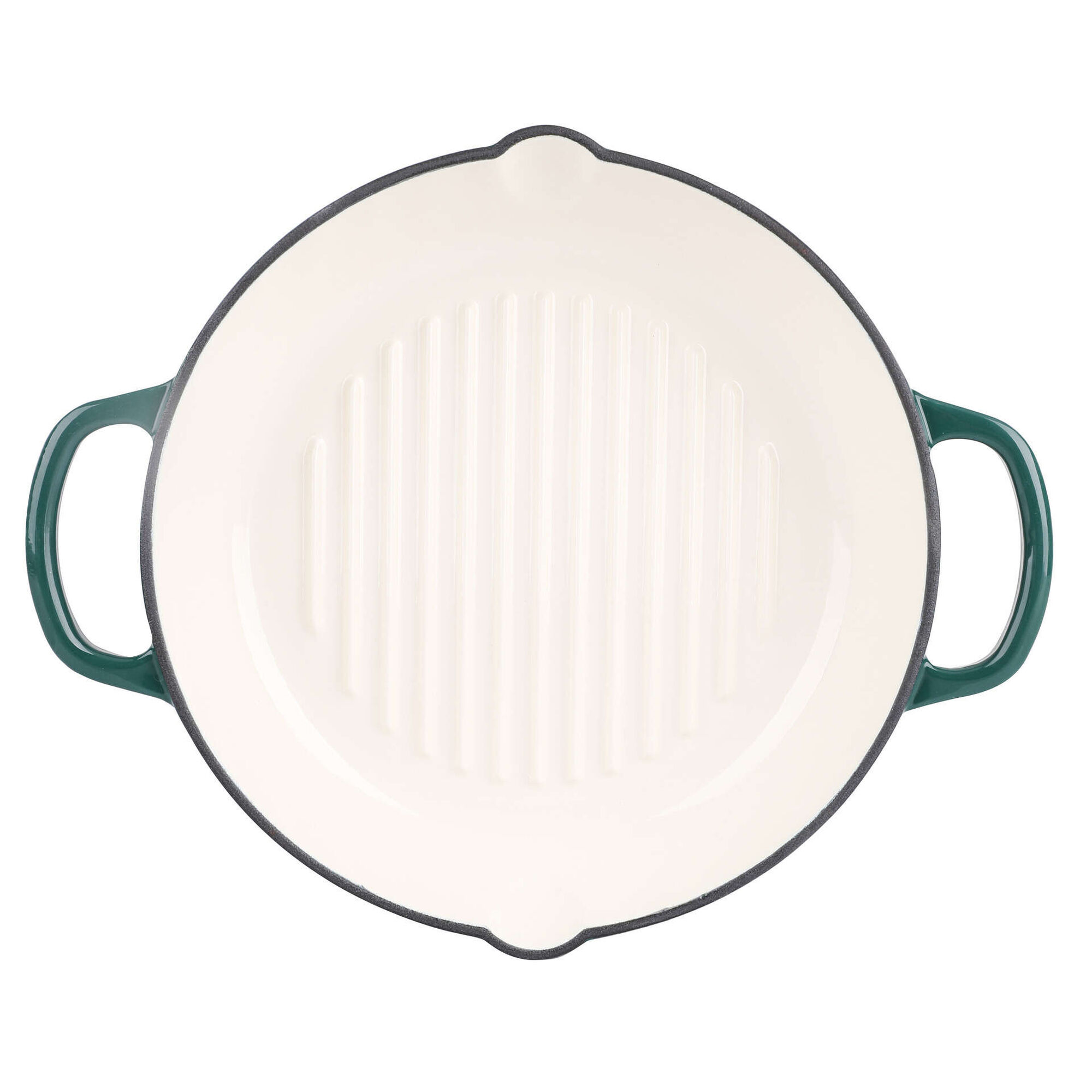 Grelhador Ferro Fundido 28cm Verde