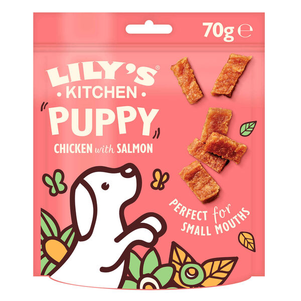Snack para Cão Júnior Frango e Salmão Lilys Kitchen