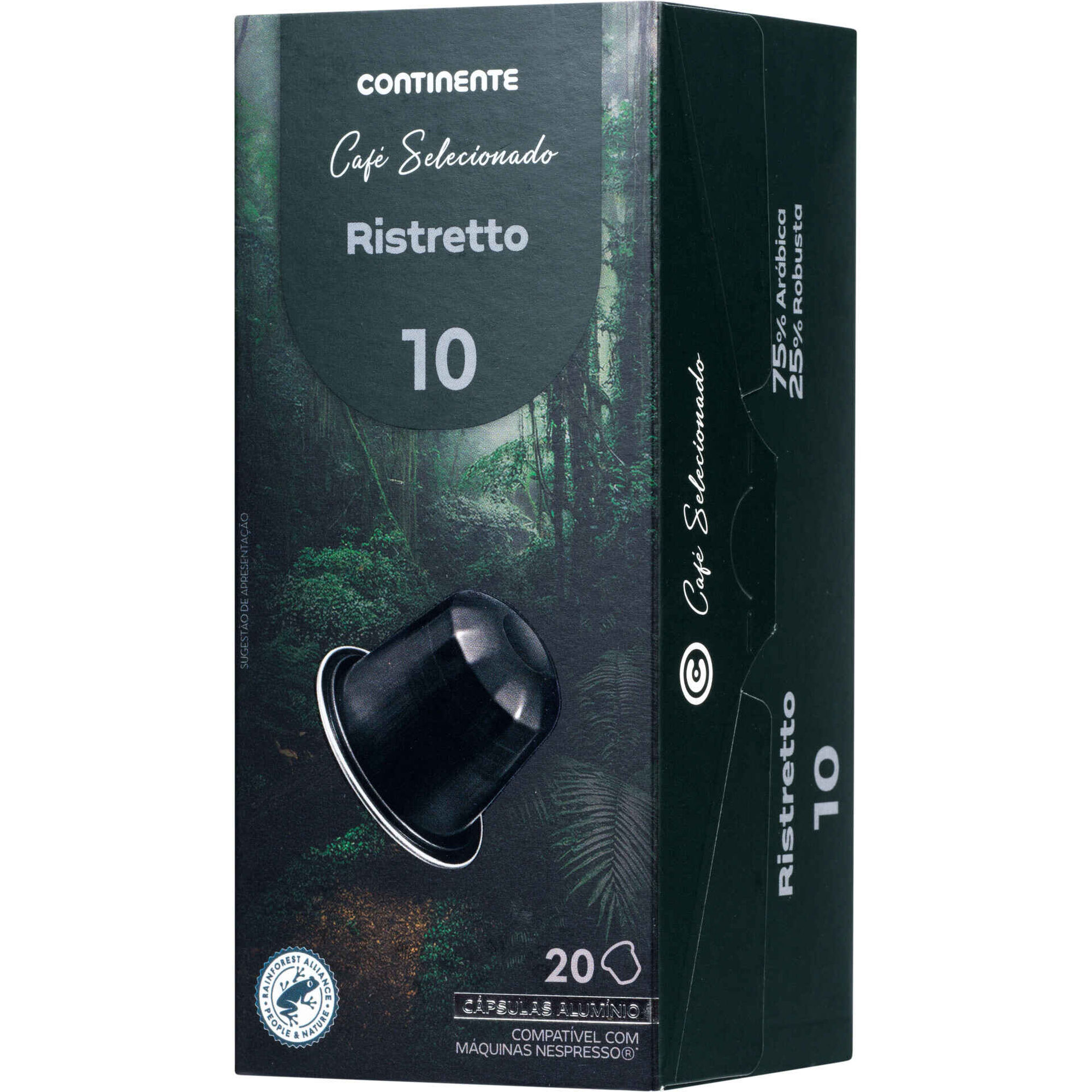 C&aacute;psulas de Caf&eacute; Ristretto Int 10 Continente
