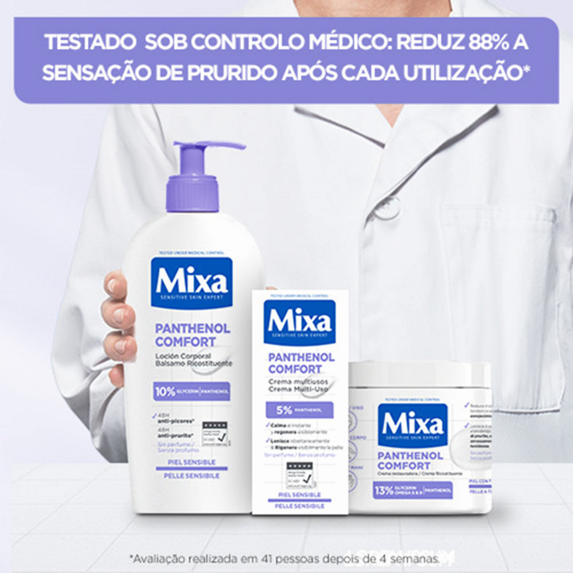 Lo&ccedil;&atilde;o Corpo Panthenol Comfort