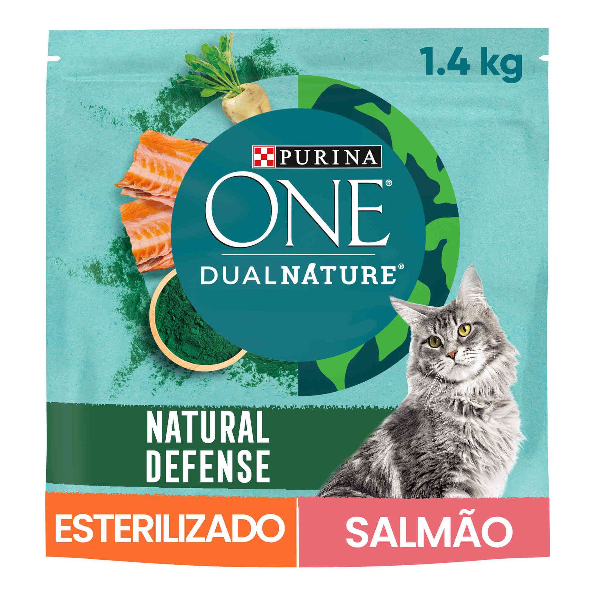 Ração para Gato Adulto Esterilizado Salmão