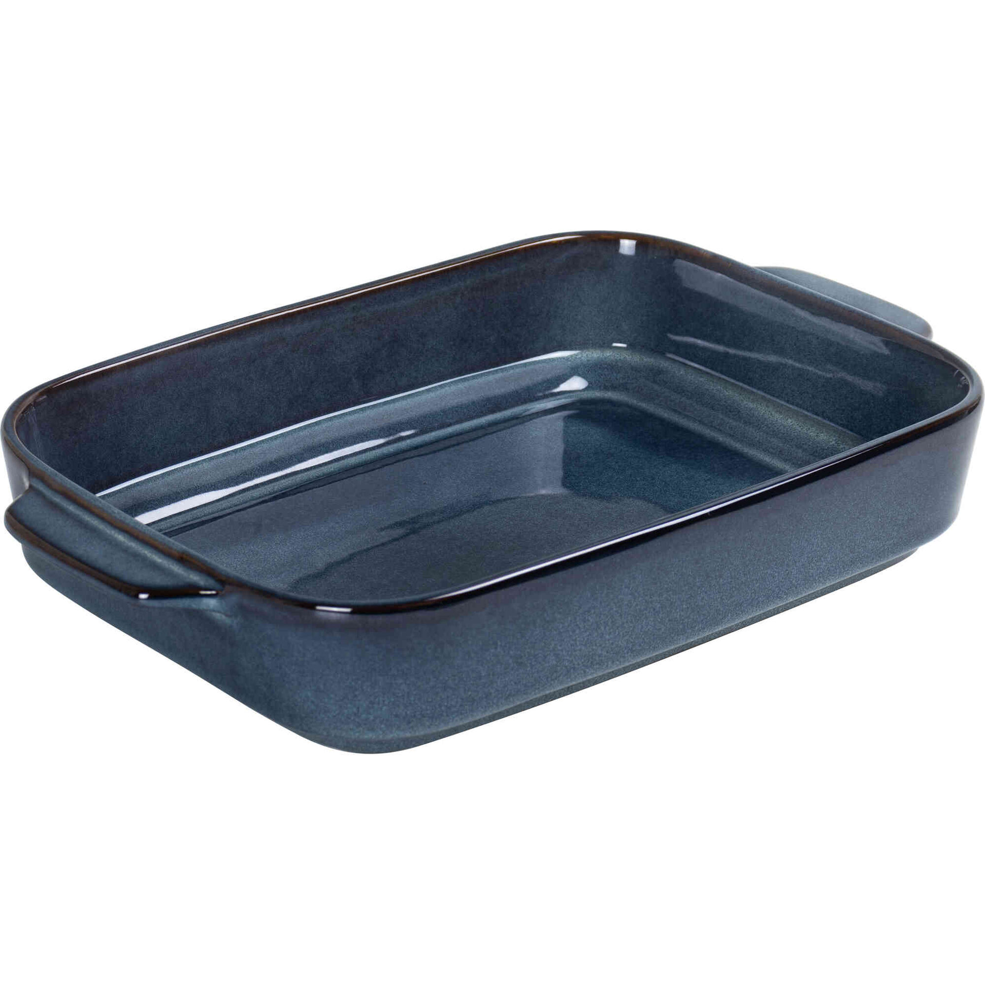 Assadeira Retangular Reativo 38x24cm Azul Kasa