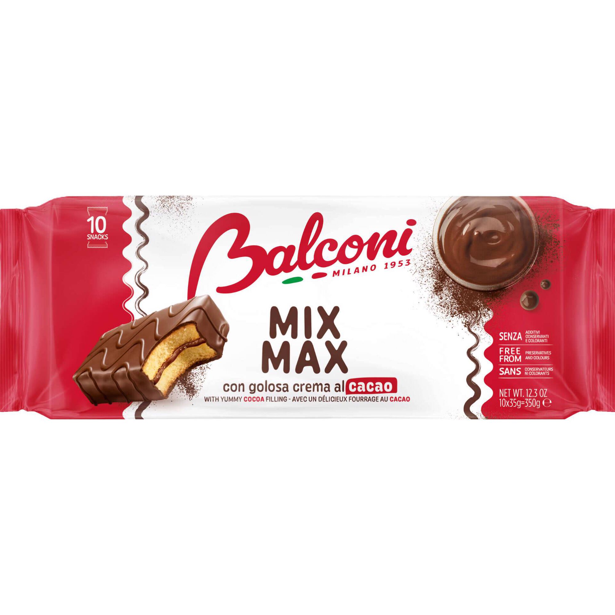Bolo MixMax com Recheio Cacau e Cobertura Chocolate Bolo MixMax com Recheio Cacau e Cobertura Chocolate