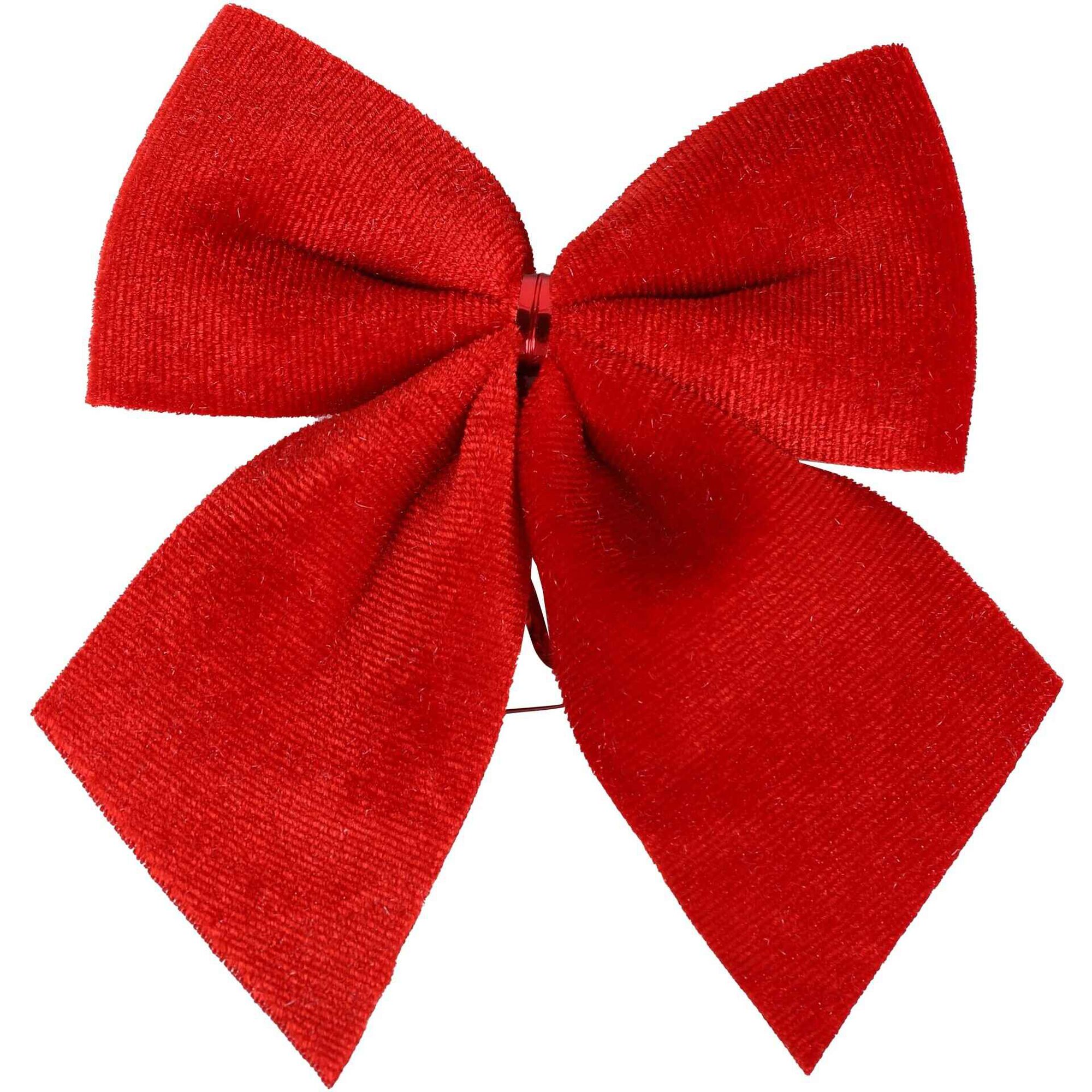 Conjunto 3 Laços Vermelhos Velvet