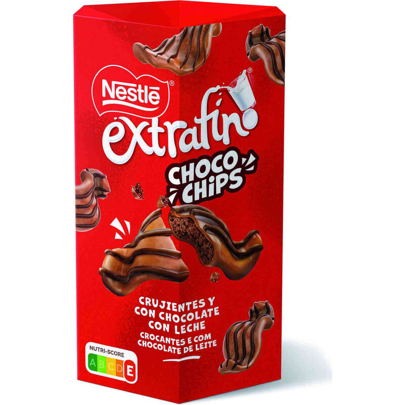 Snack de Chocolate de Leite Choco Chips Crocantes Nestlé