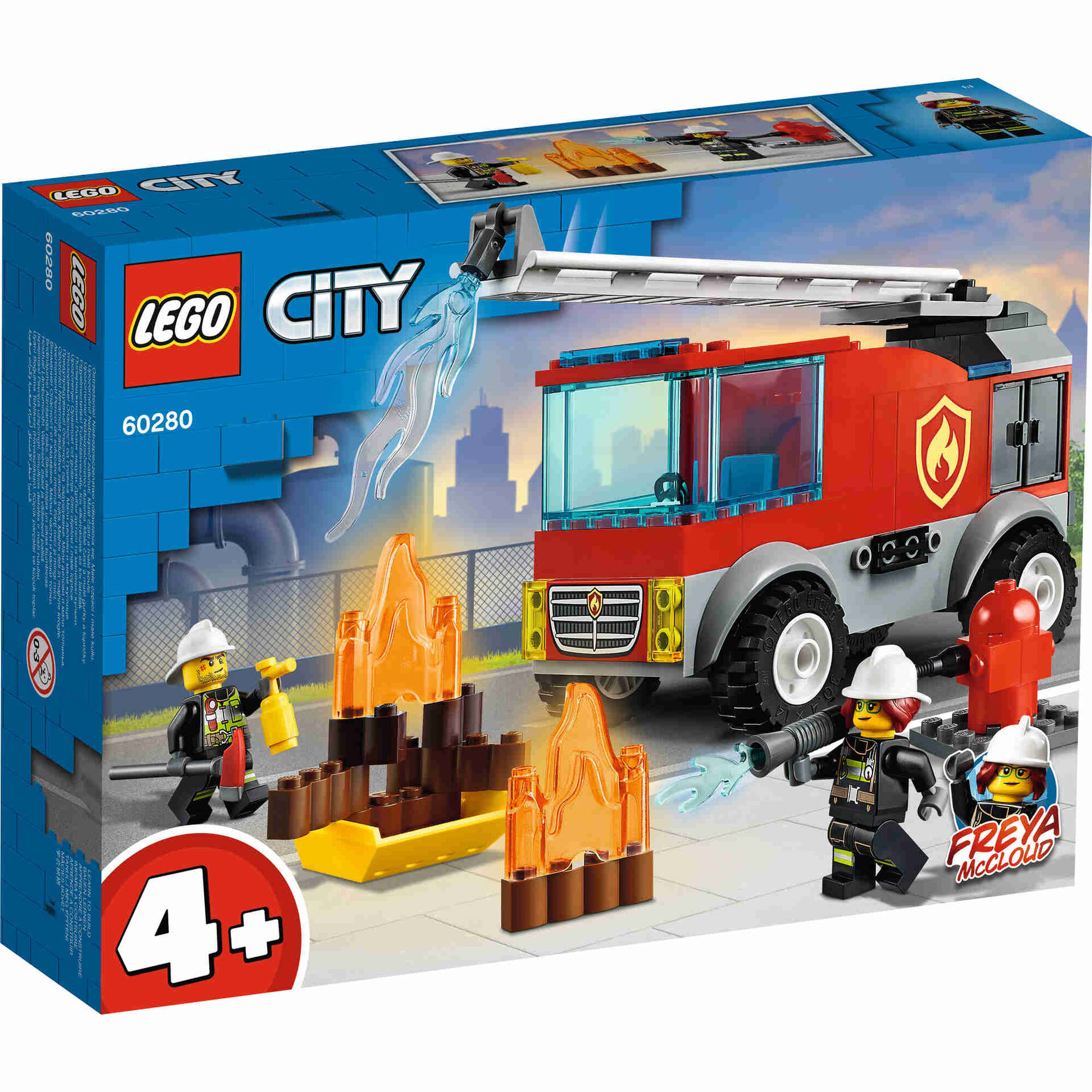 Camião dos Bombeiros com Escada - 60280 Camião dos Bombeiros com Escada - 60280
