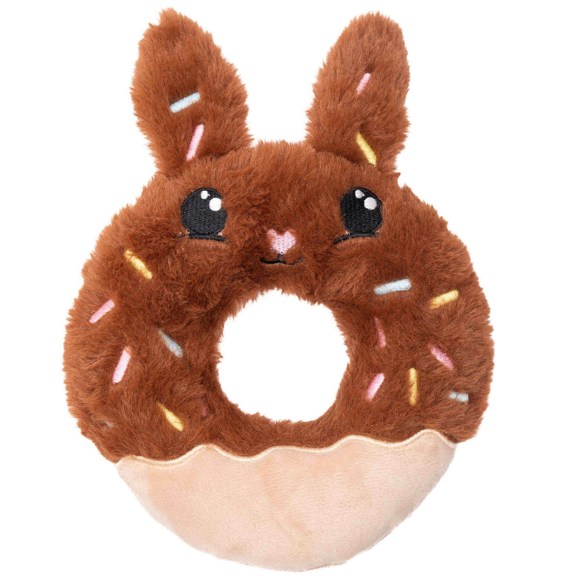 Brinquedo para C&atilde;o Peluche Donut Coelho FuzzYard