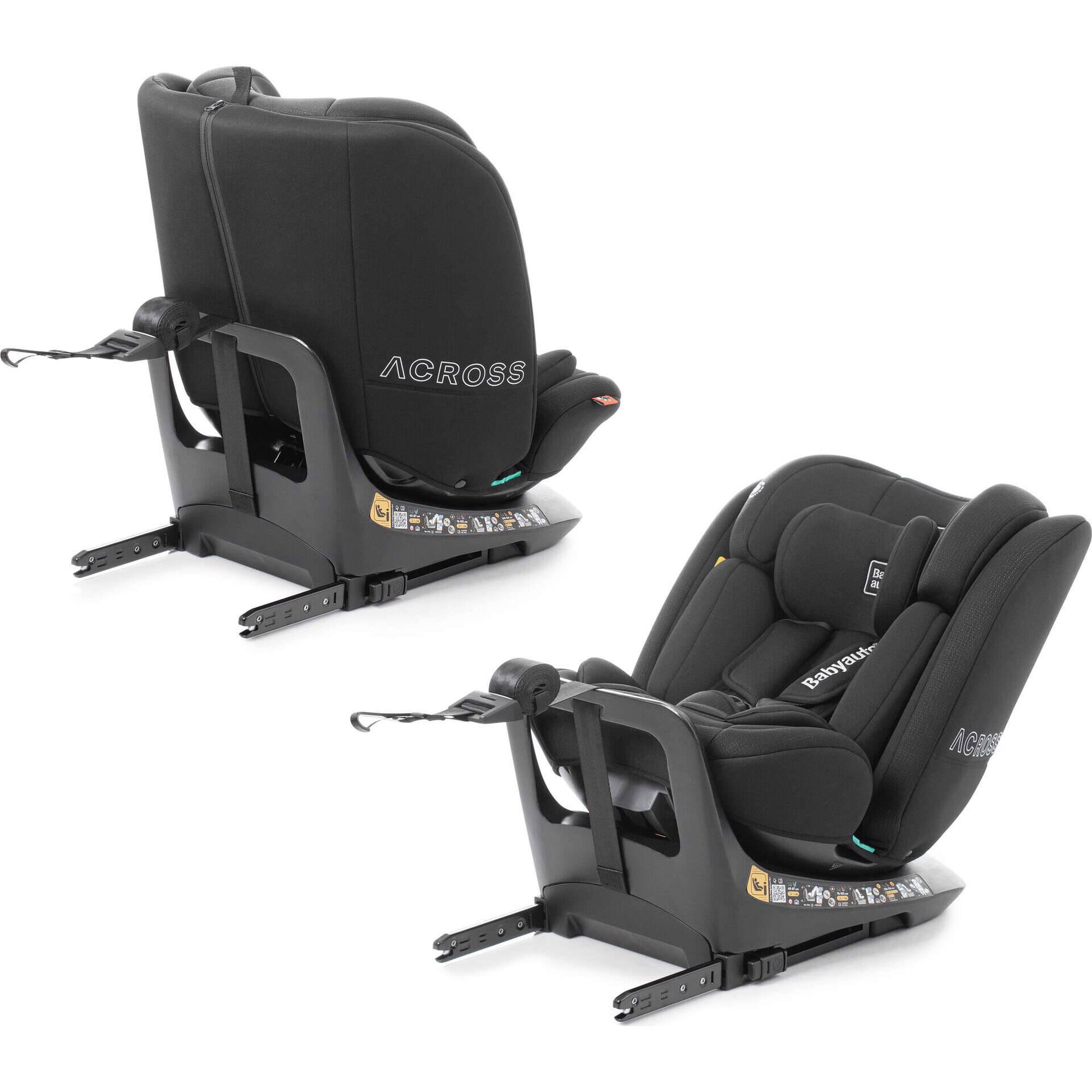 Cadeira Auto I-Size 40-150 Across Preta Babyauto