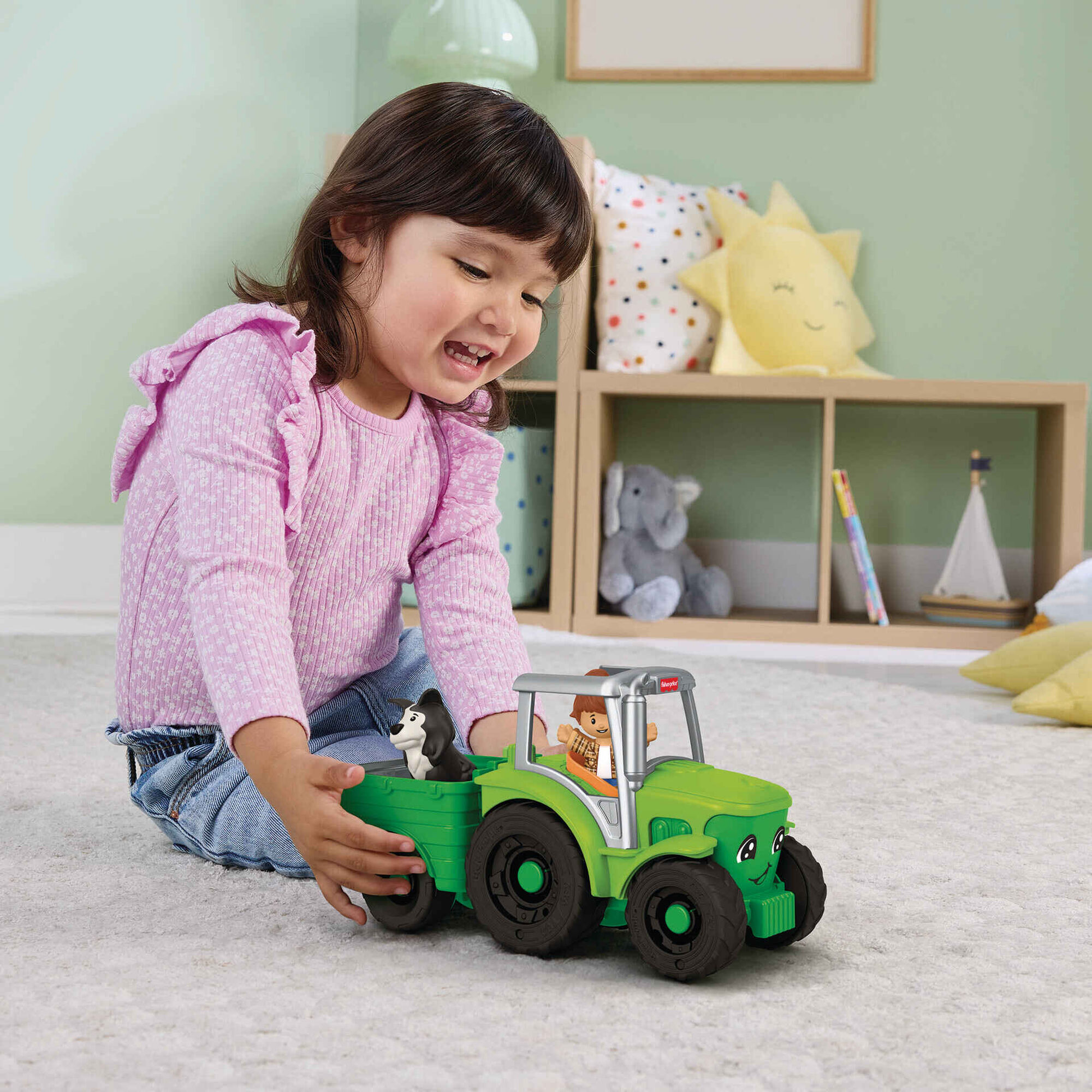 Fisher-Price - Figuras Little People Trator da Quinta com Sons