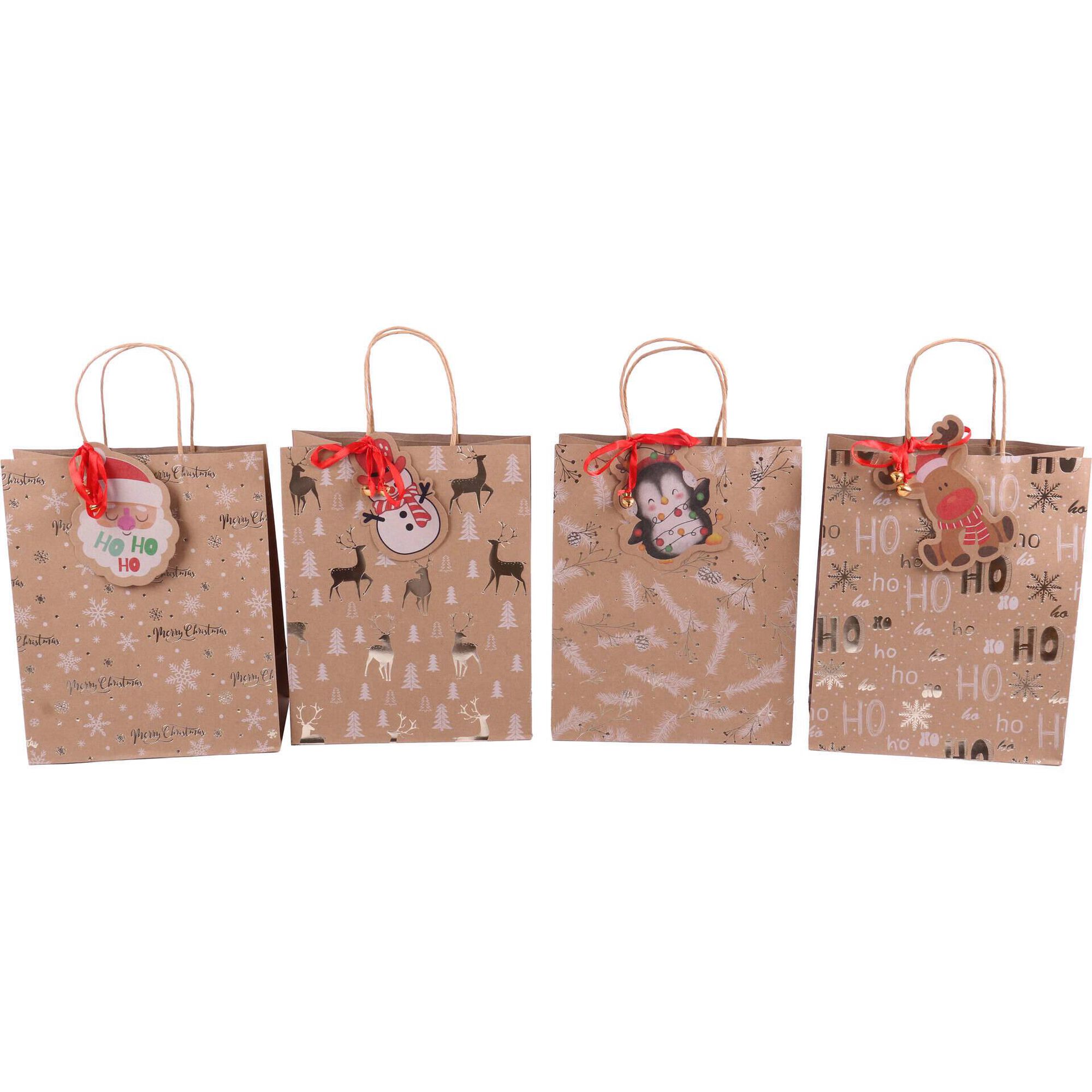 Saco para Presentes Garrafa Golden Christmas (vários modelos)