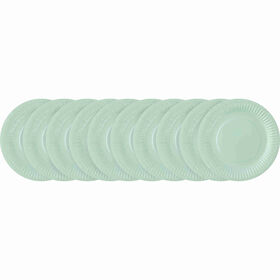 Conjunto 10 Pratos 23cm Papel Soft Menta Kasa