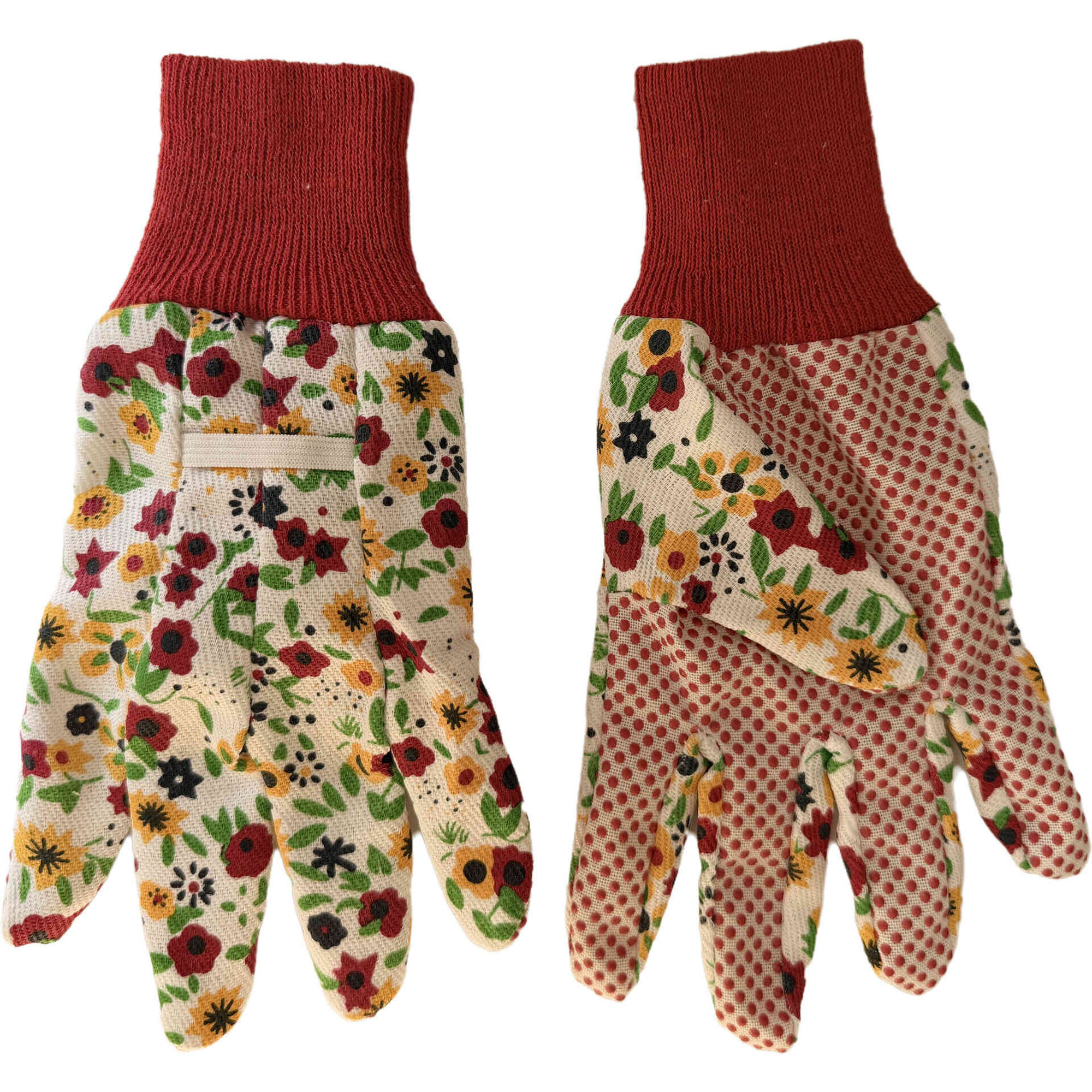 Conjunto 2 Luvas de Jardinagem Universais Flores Delgarden