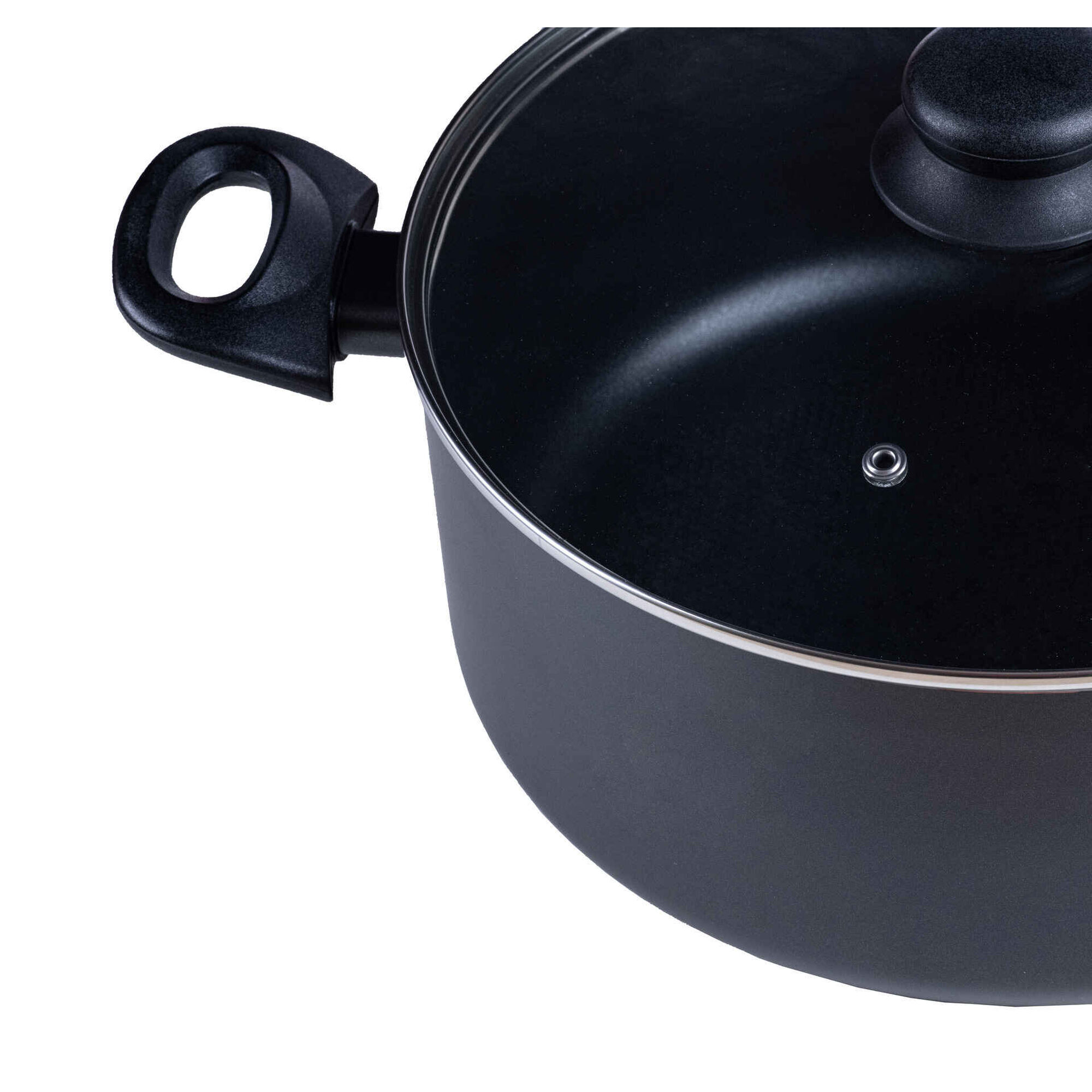 Ca&ccedil;arola Antiaderente Alum&iacute;nio com Asas 24cm Leve Kasa
