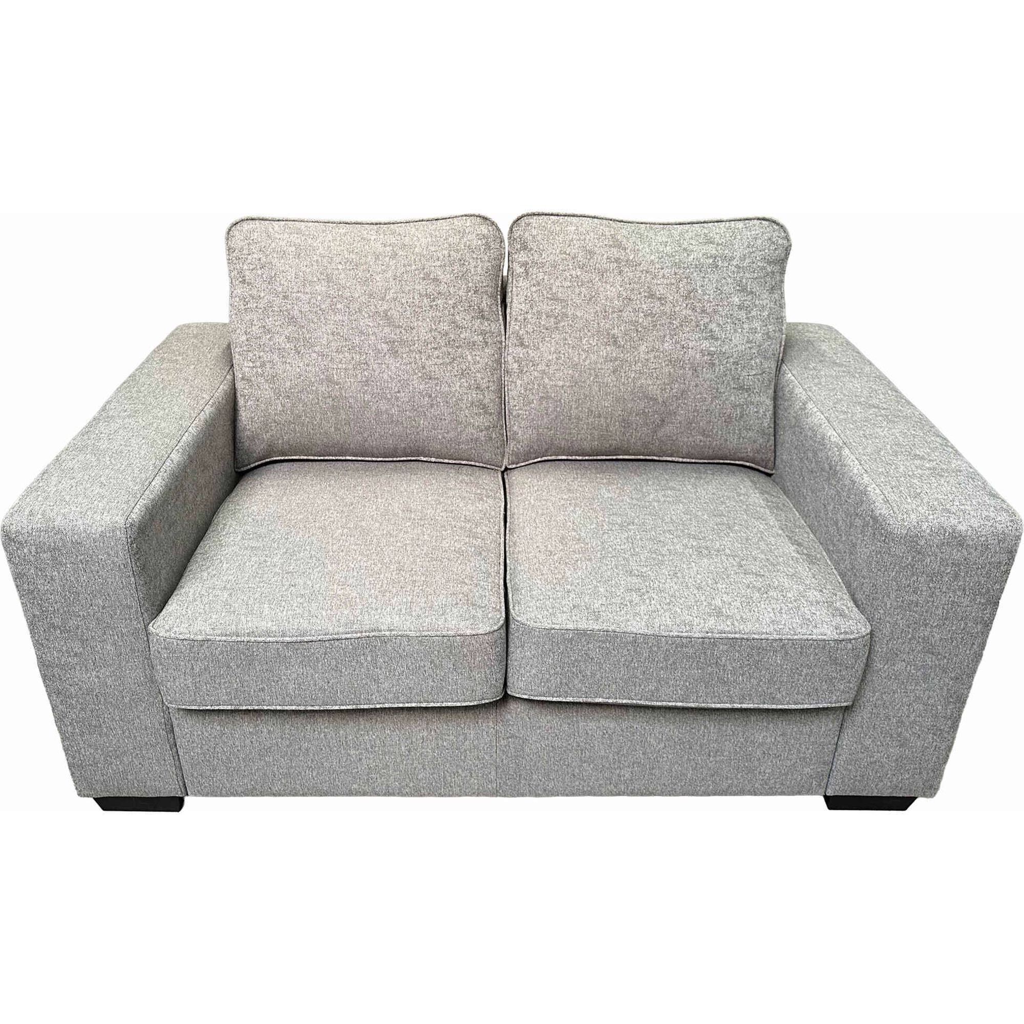 Sof&aacute; 2 Lugares 148x87x88cm Leipzig Cinza Kasa