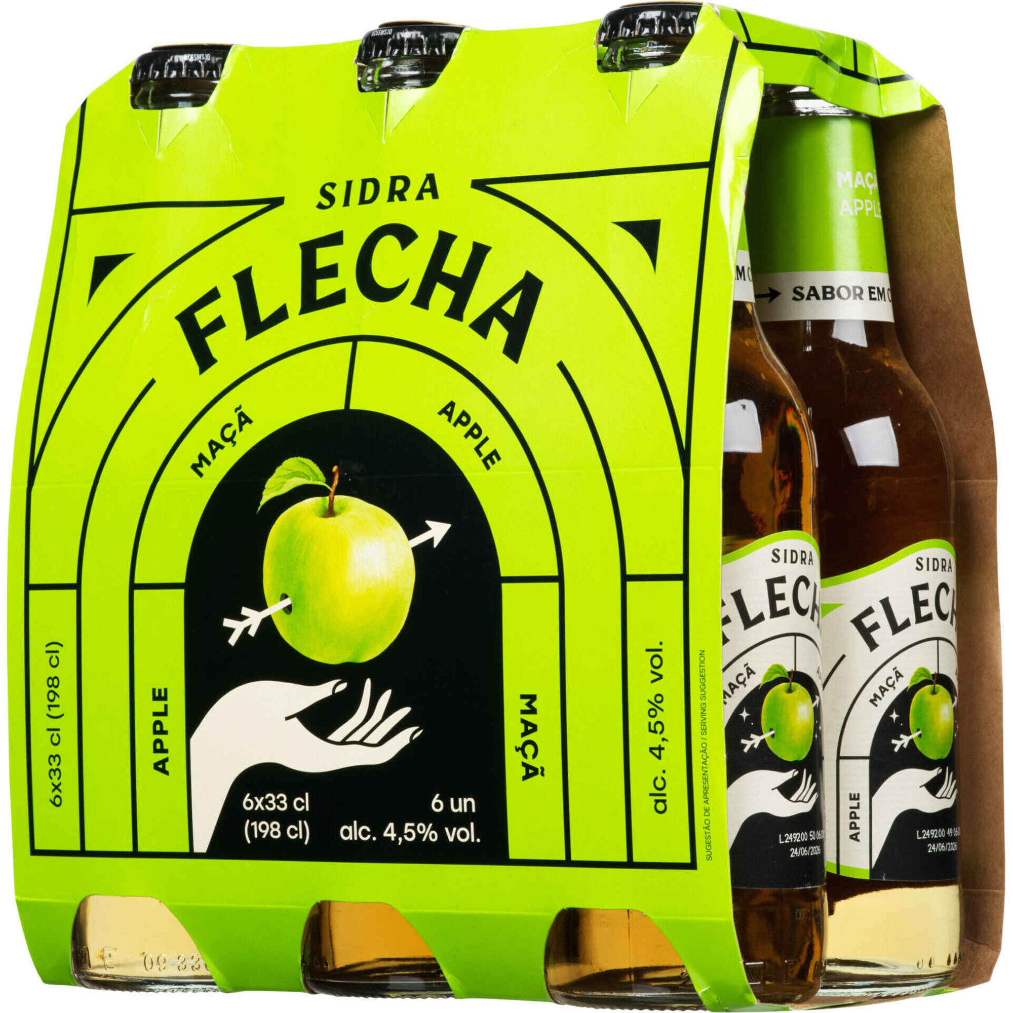 Sidra com &Aacute;lcool Ma&ccedil;&atilde; Continente